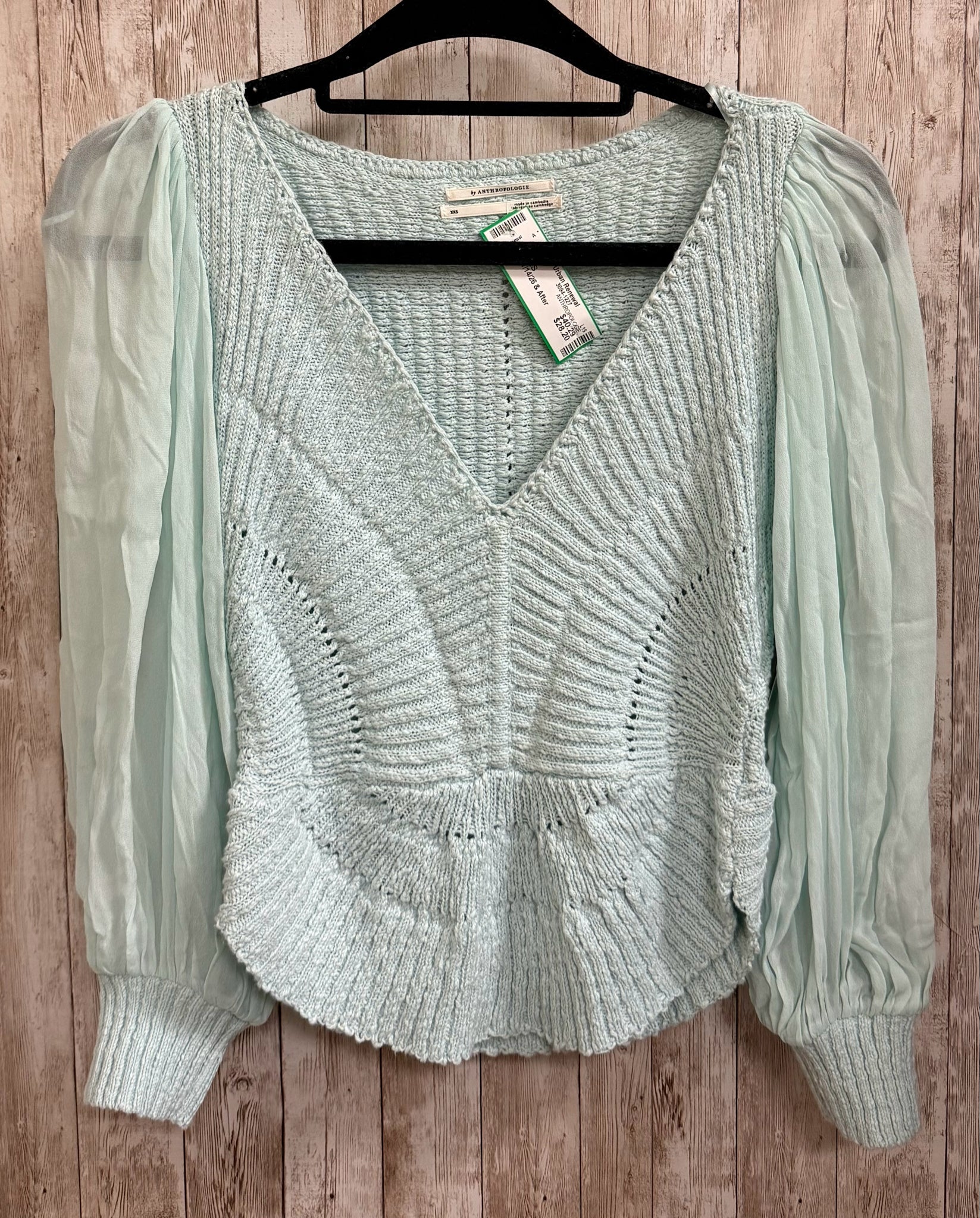 Size XXS ANTHROPOLOGIE MINT Top