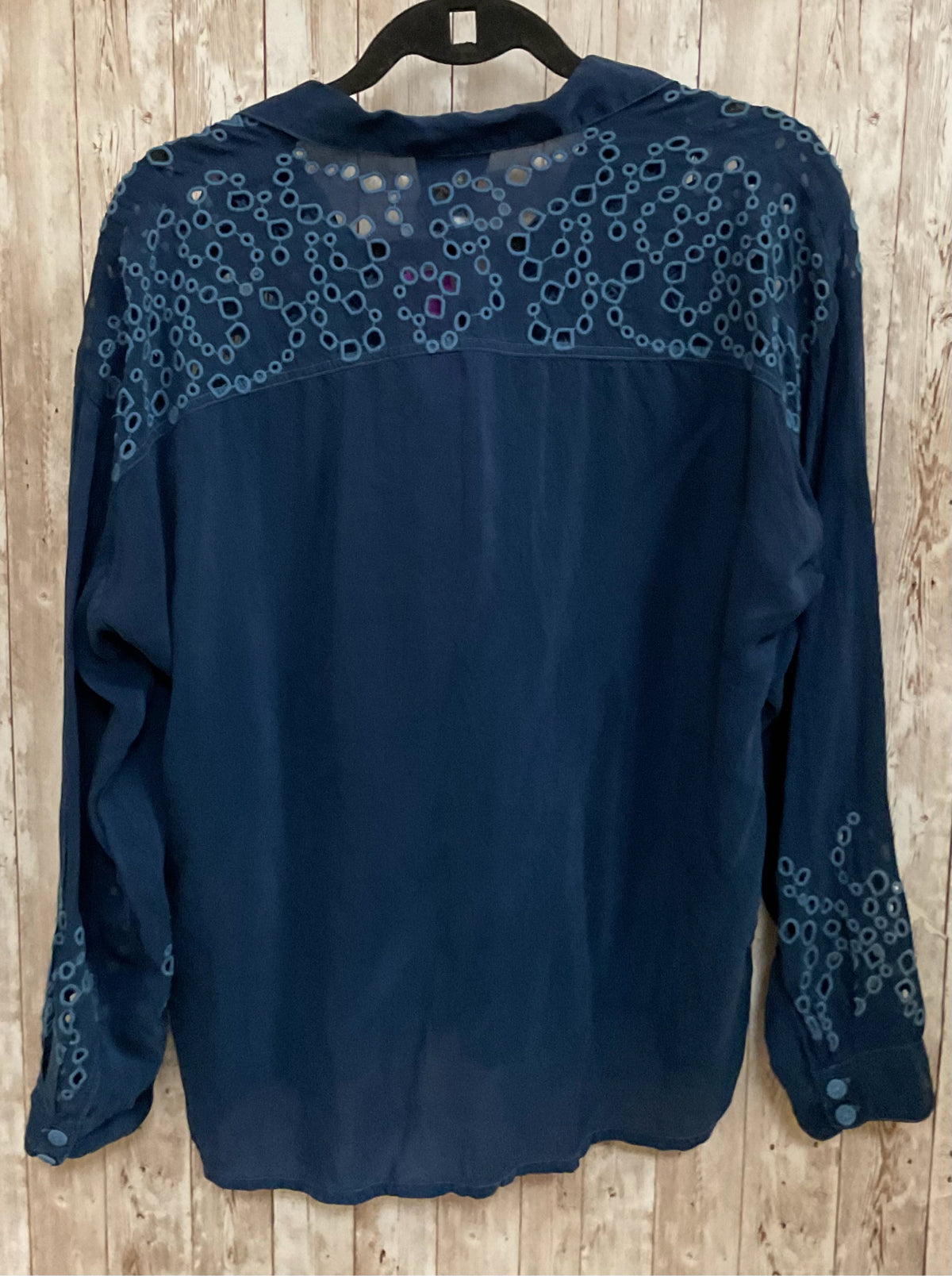Size S JOHNNY WAS Blue Top