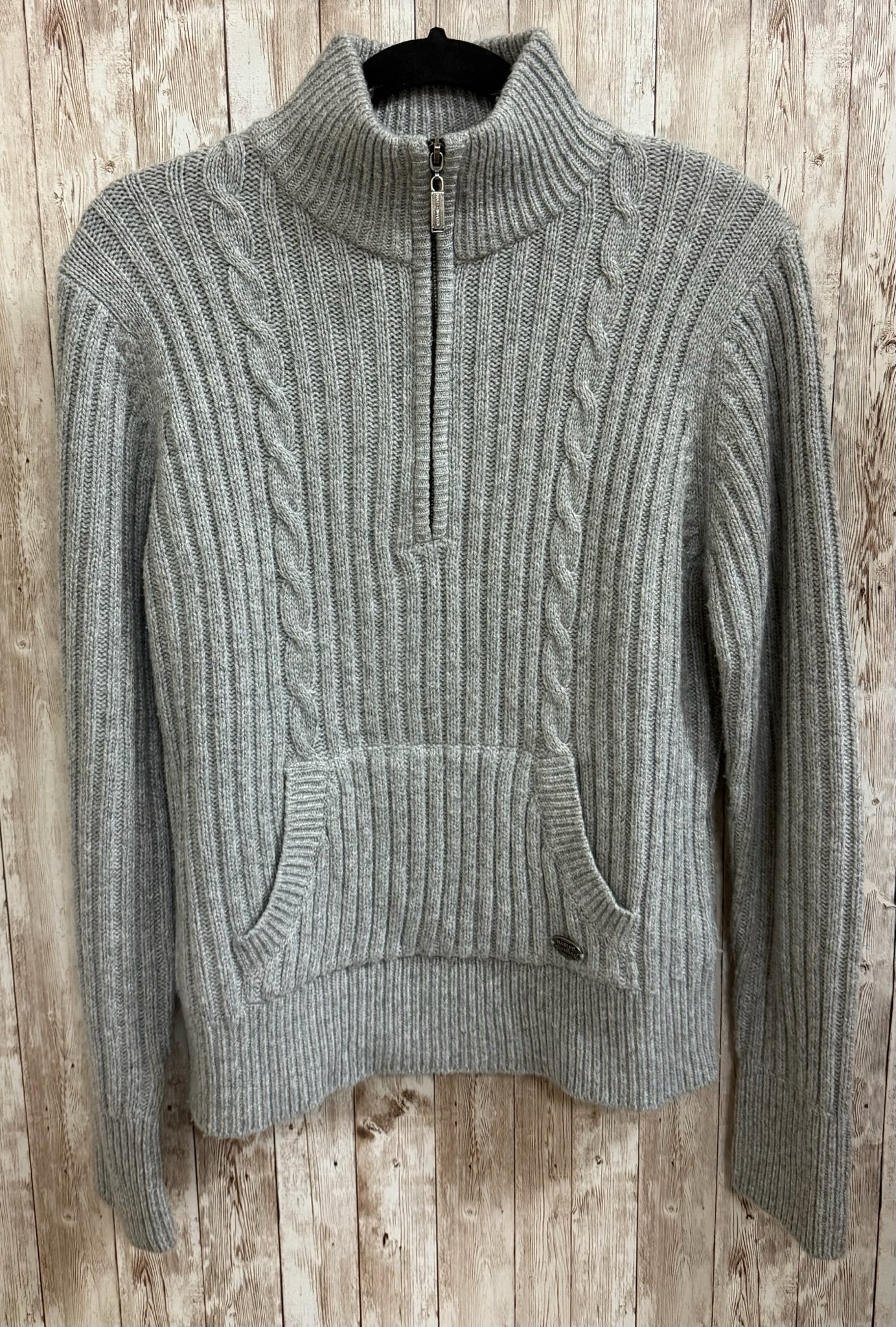 Size L HARLEY DAVIDSON Gray Sweater