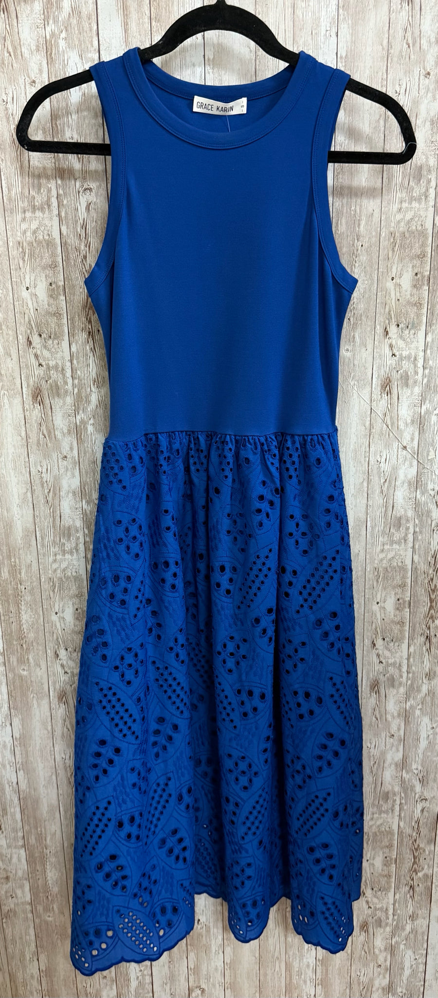 Size S GRACE KARIN Royal Blue Dress