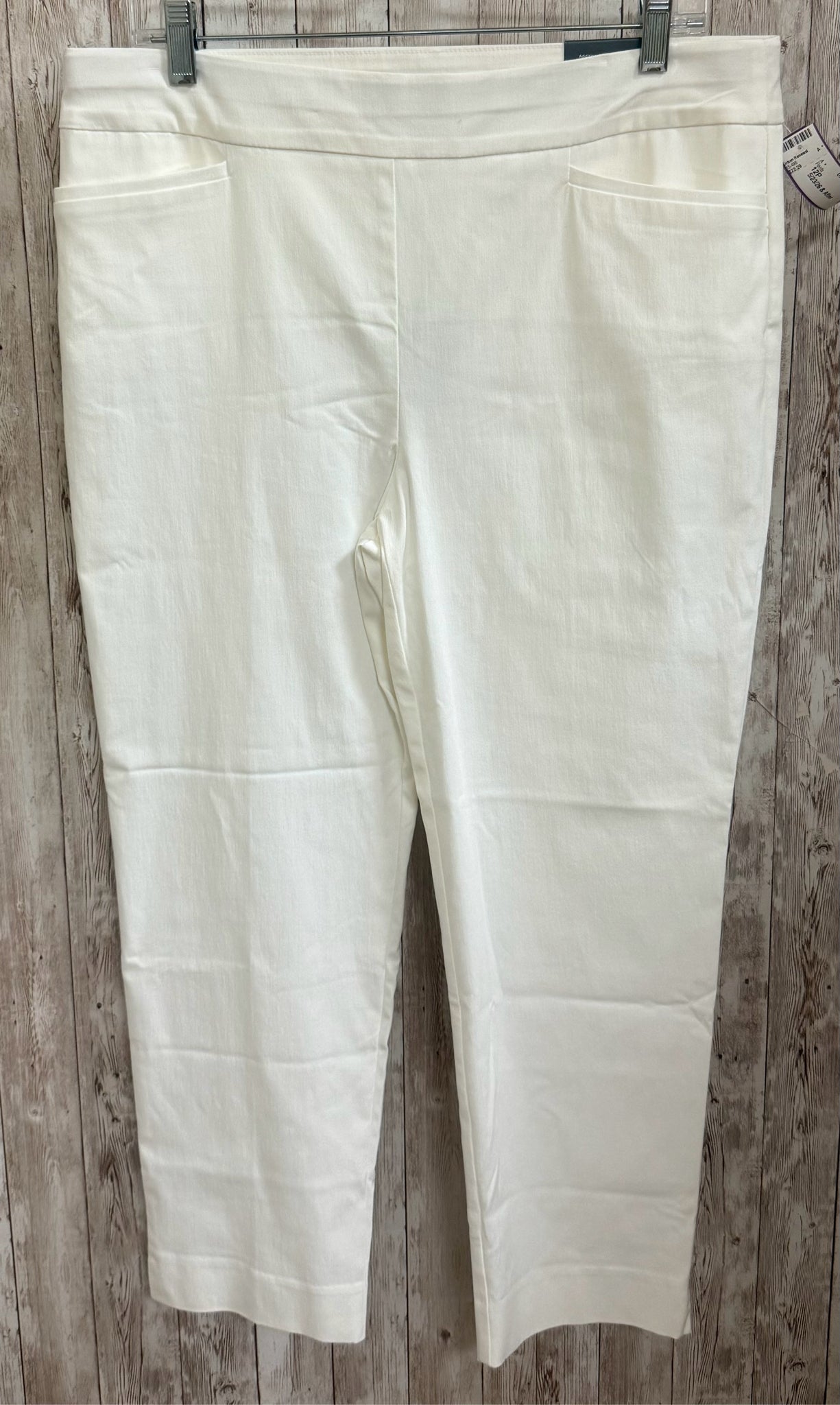 Size 12P CHICO'S White Pants