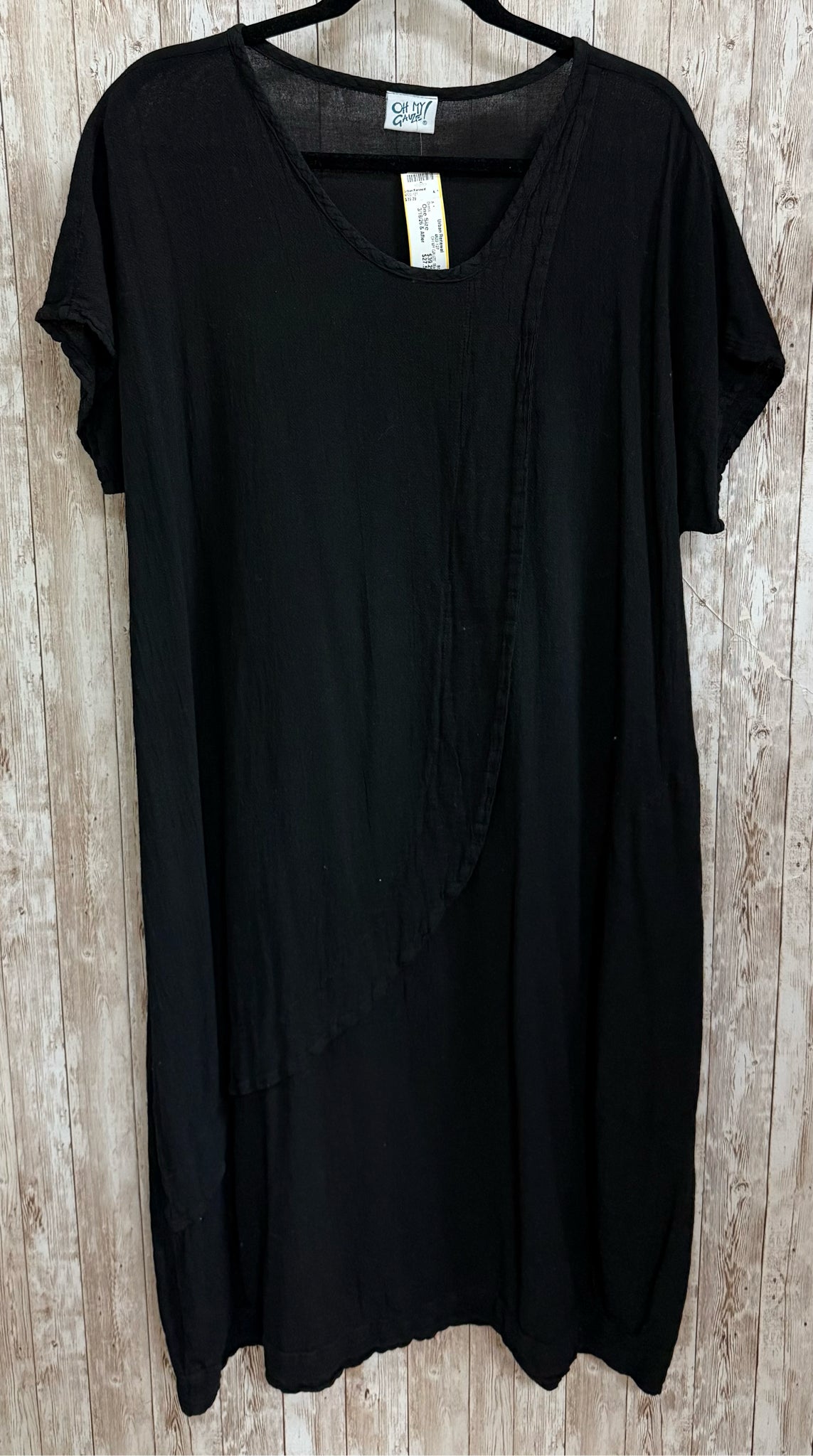 Size One Size OH MY GAUZE Black Dress