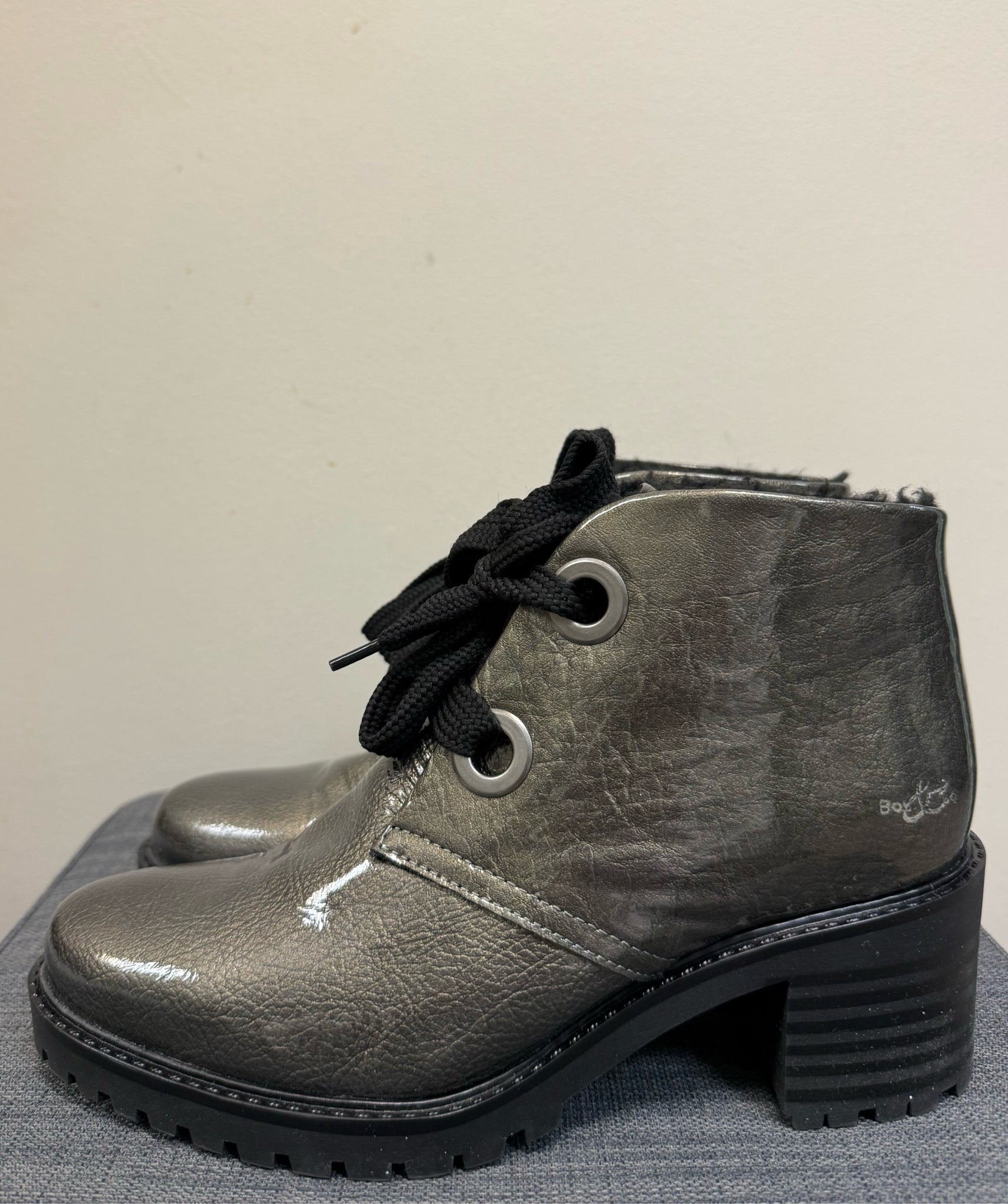 8 BOS&CO Pewter Boots