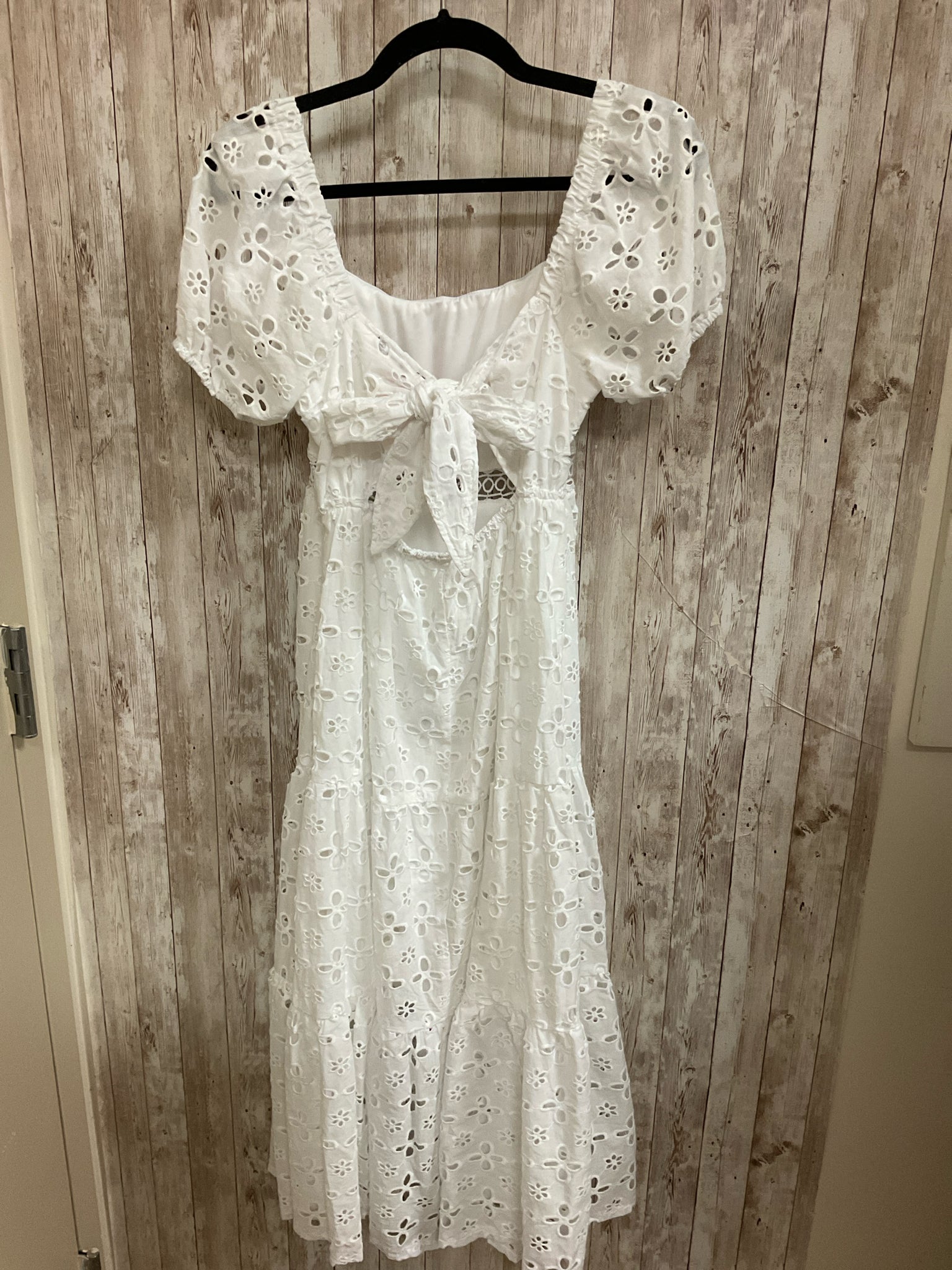 Size S TRIXXI WHITE EYELET Dress