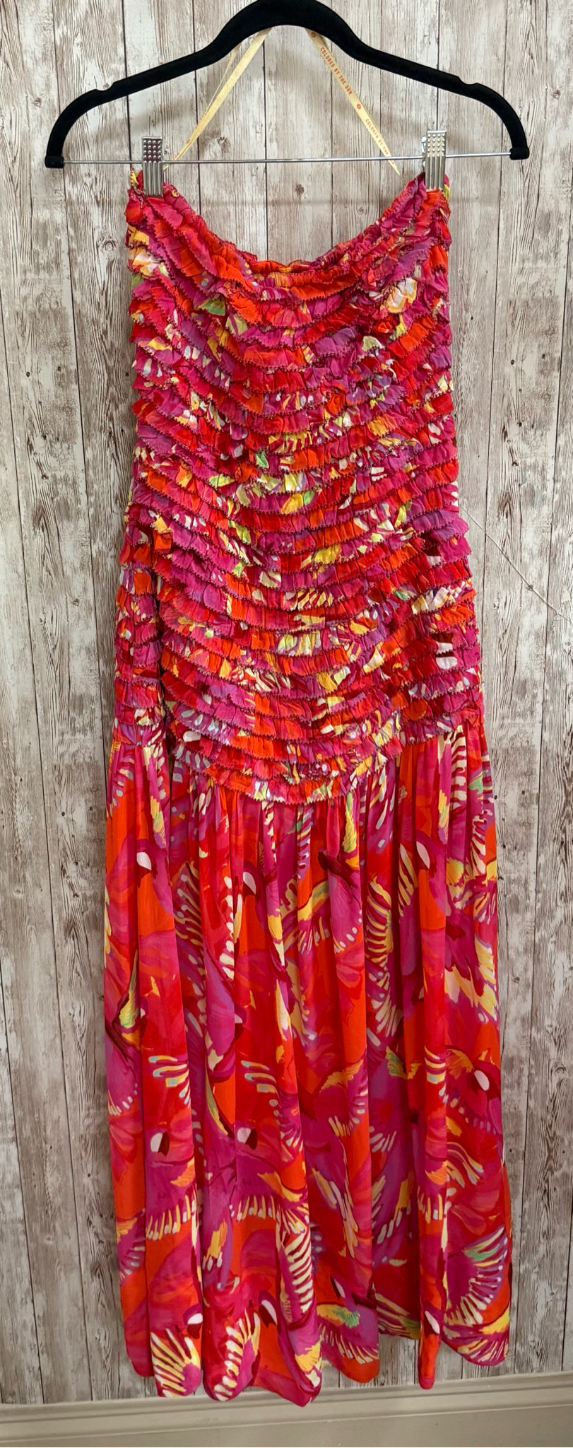 Size M FARM RIO RED AND PINK Dress