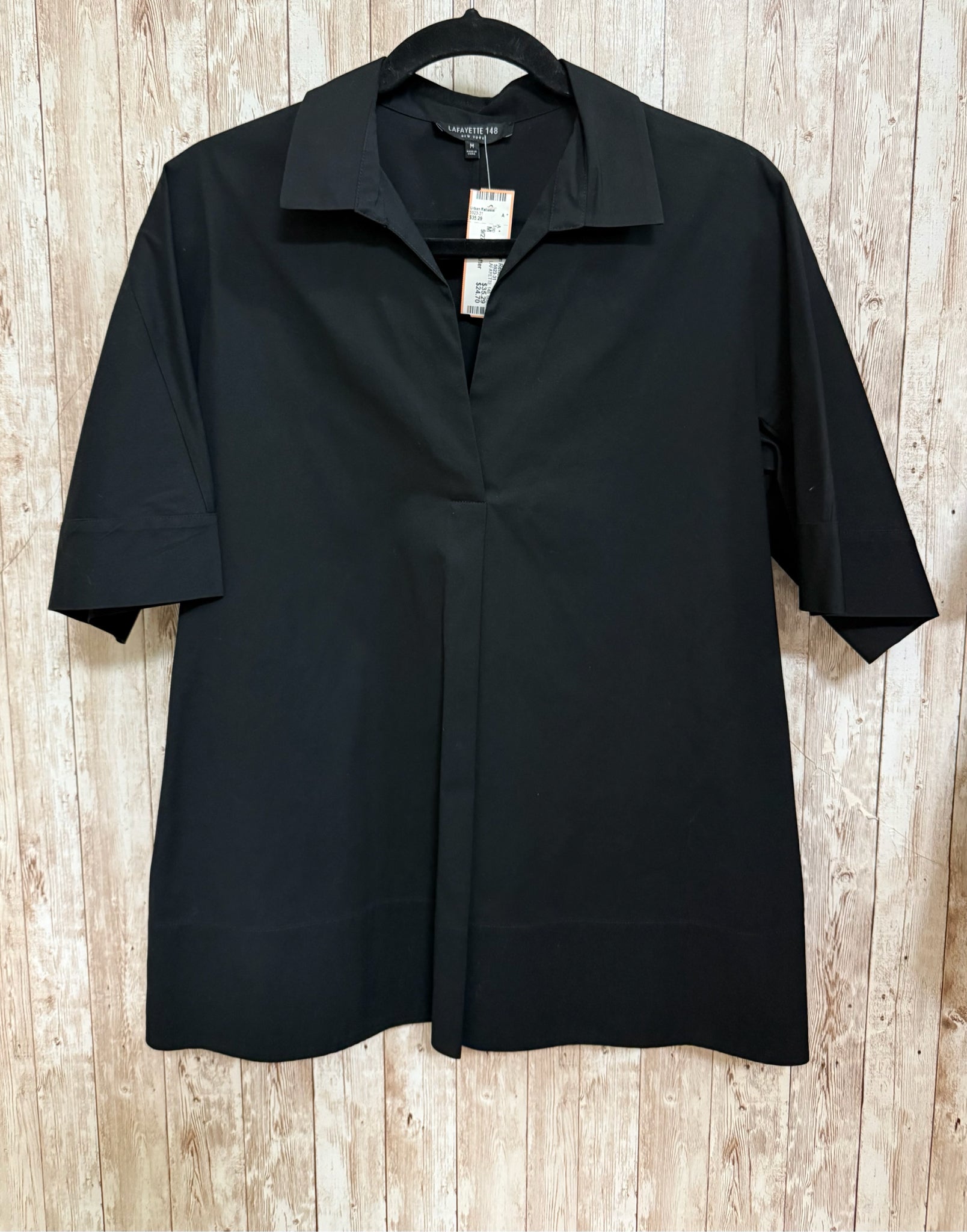 LAFAYETTE 148 Size M Black Top
