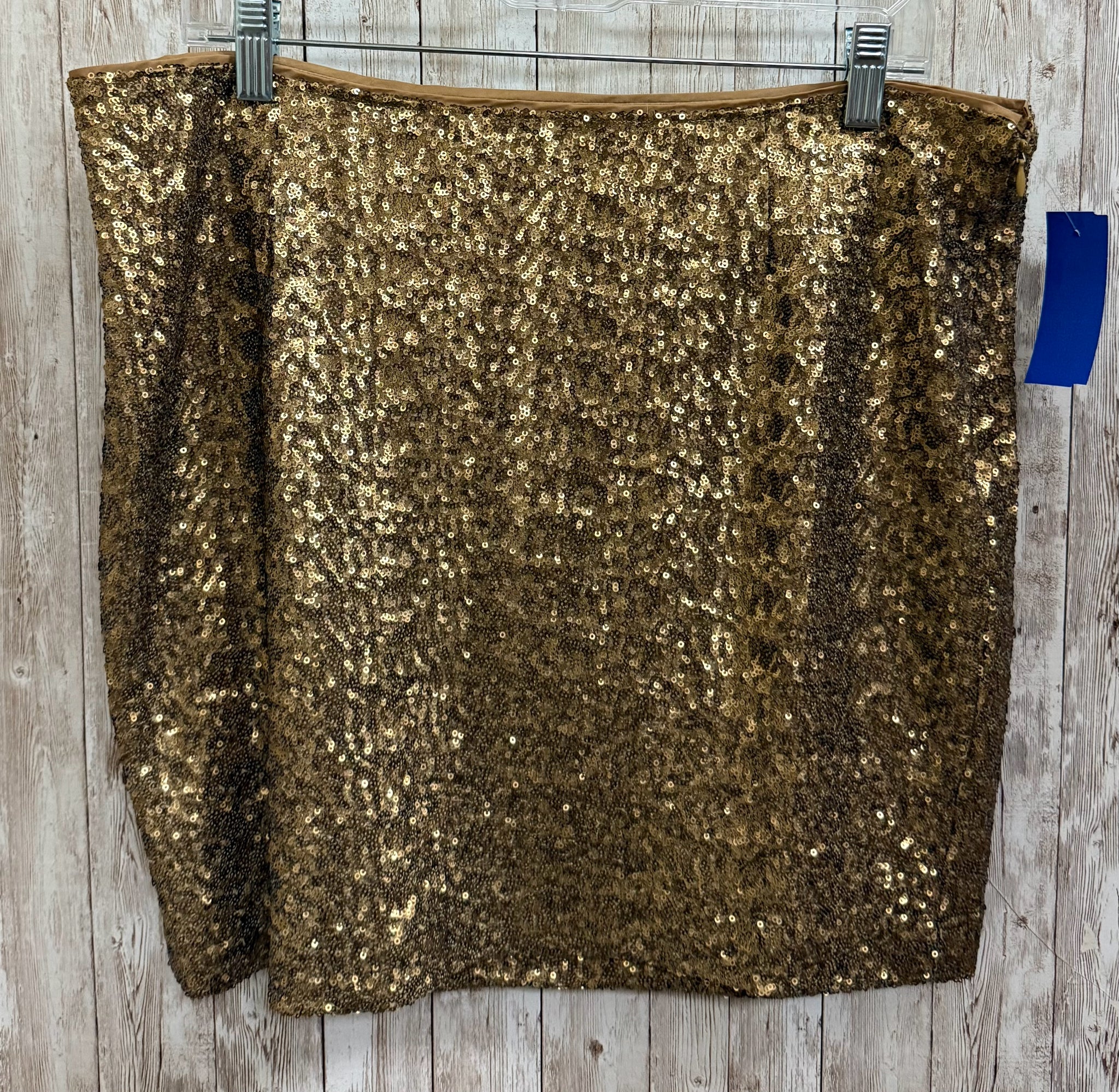 Size 12 CACHE Gold Skirt