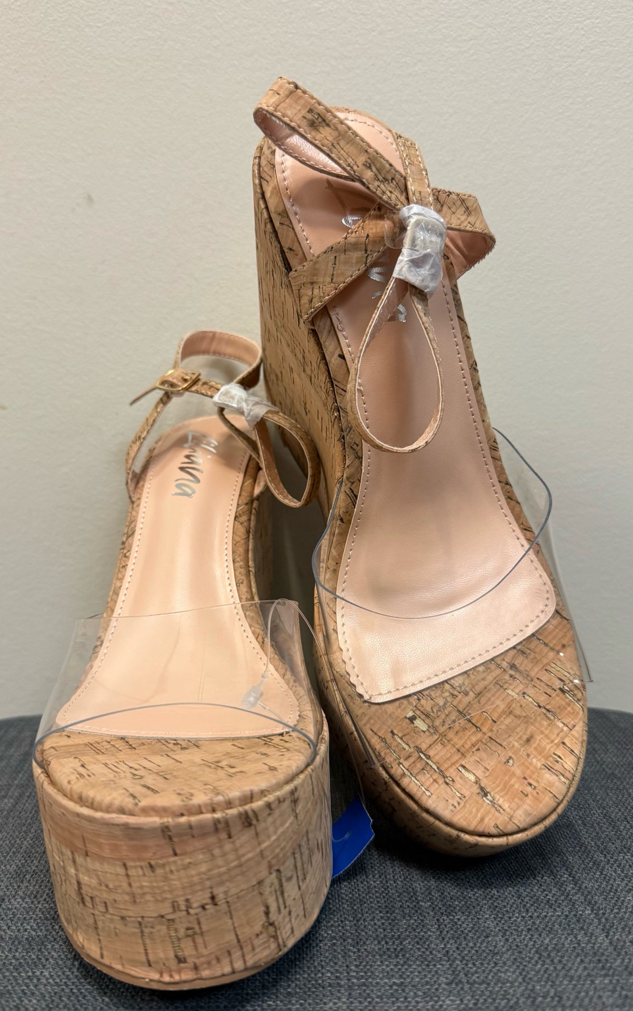 8.5 liliana CLEAR Wedges