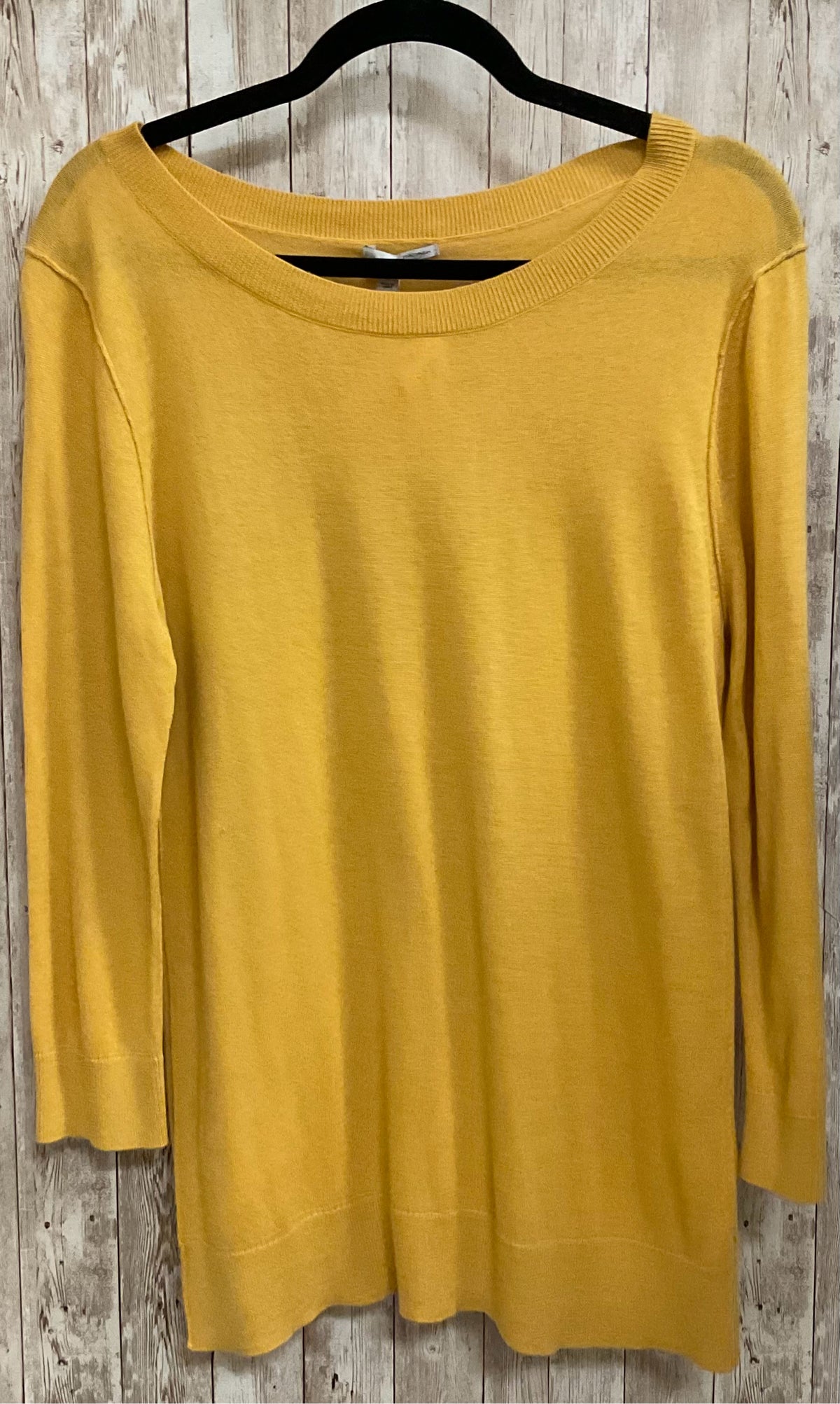 Size L HALOGEN Yellow Sweater