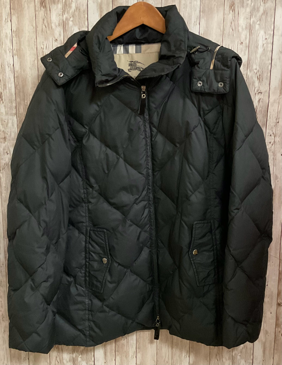 Size L BURBERRY Black Jacket