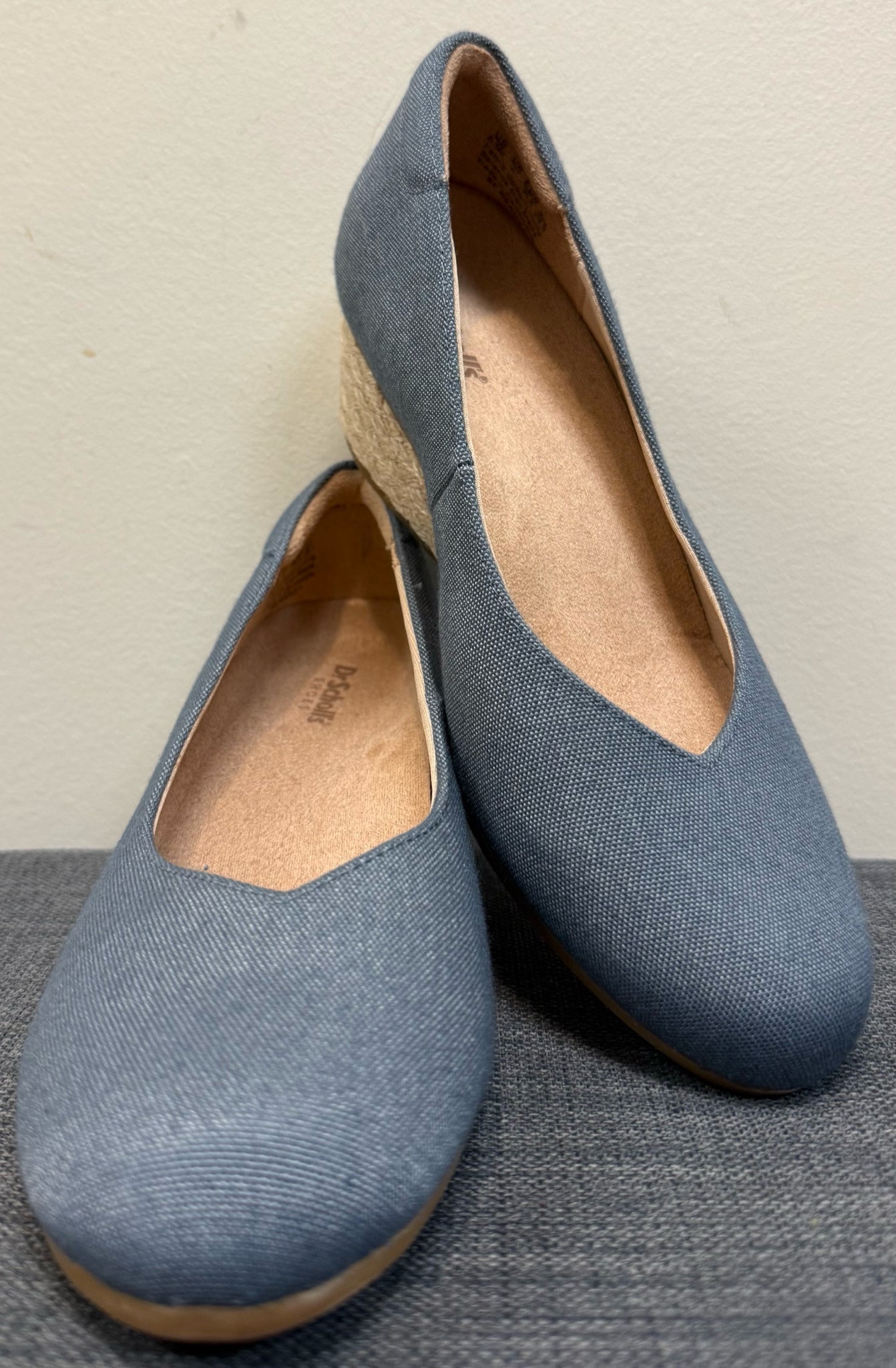 6.5 DR SCHOLL'S BLUE DENIM SHOES