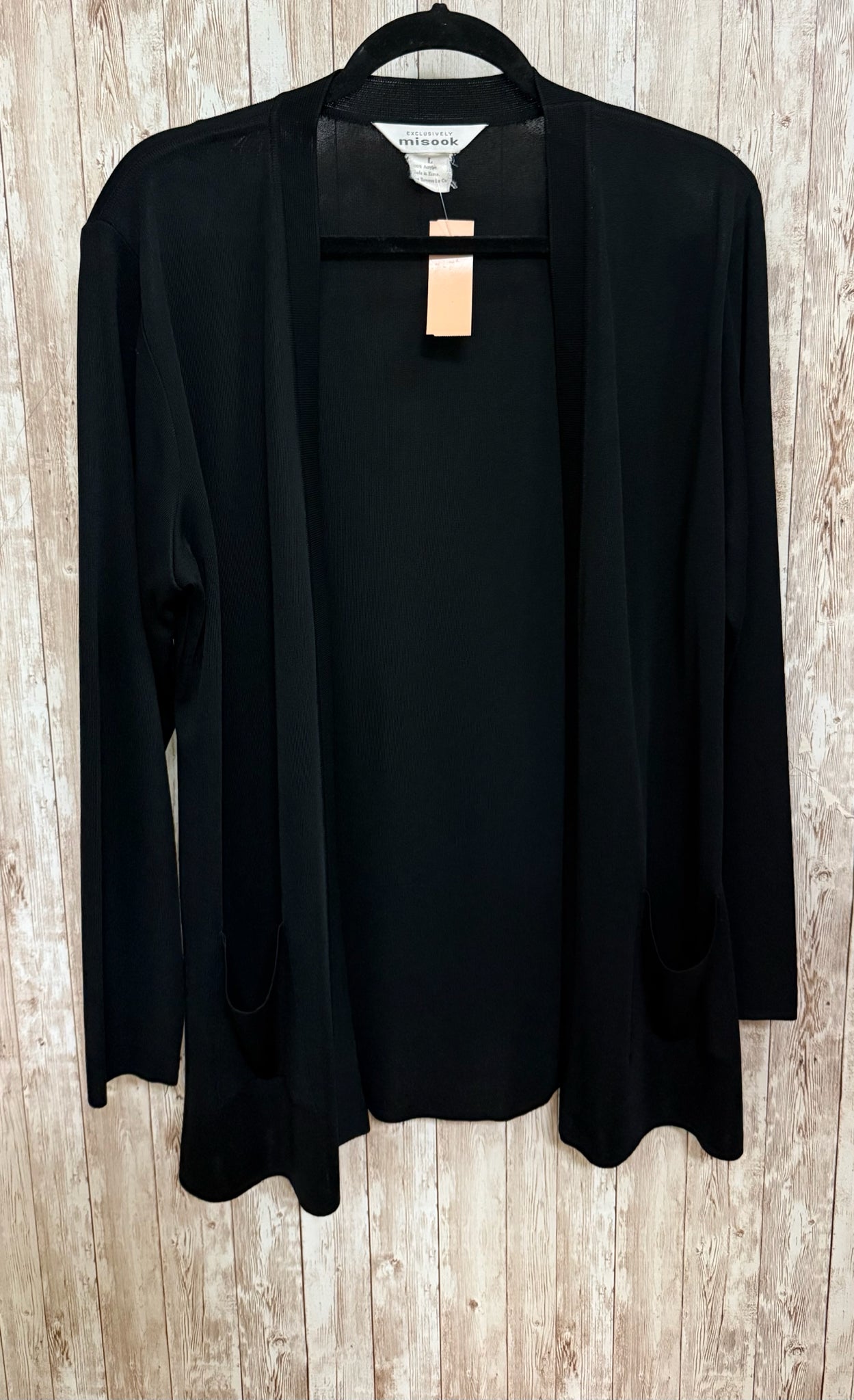 MISOOK Size L Black Cardigan