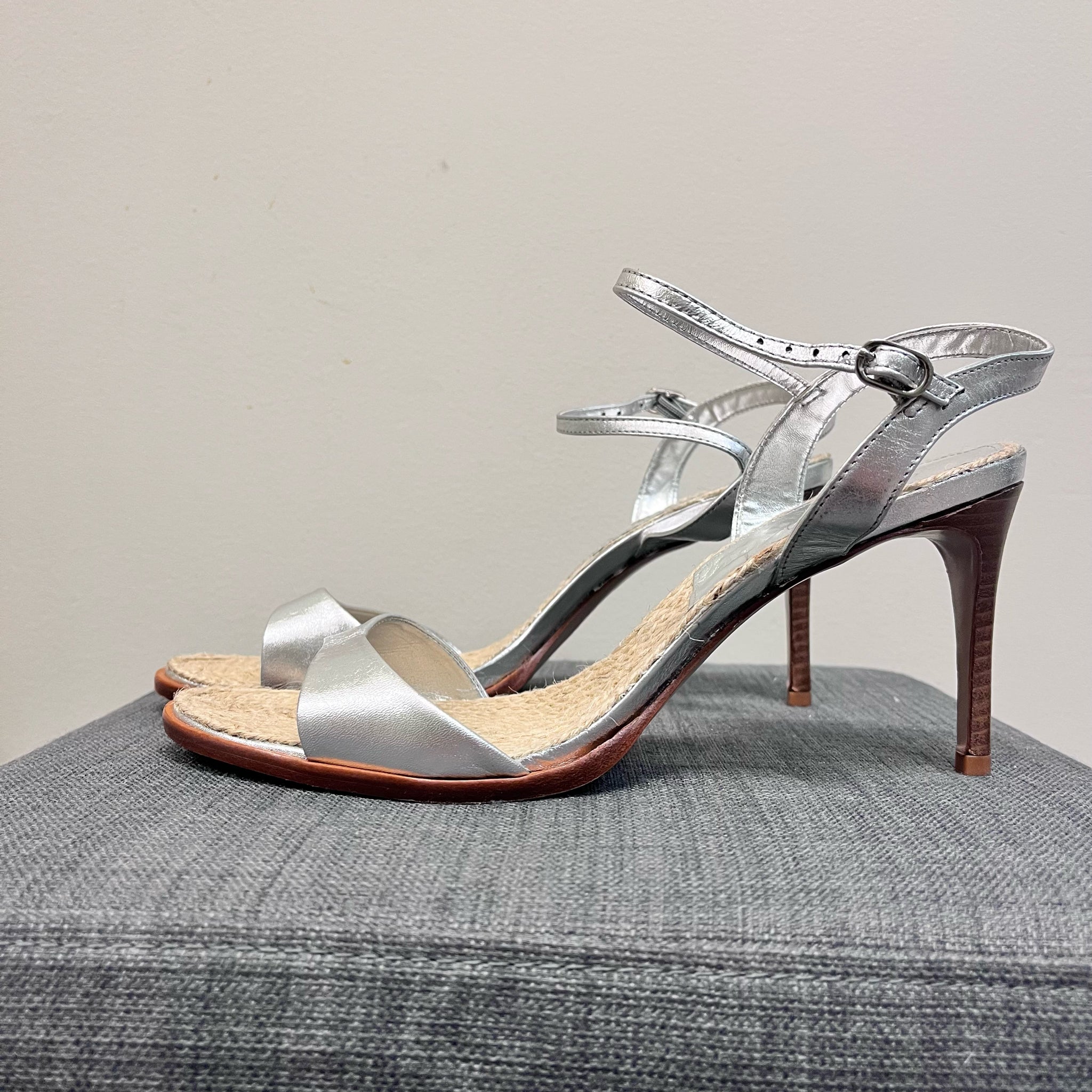SCHUTZ 11 Silver Sandals