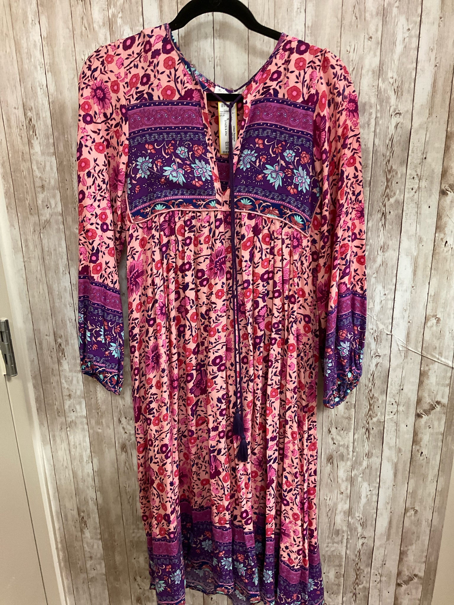 Size S R.VIVIMOS Pink Print Dress