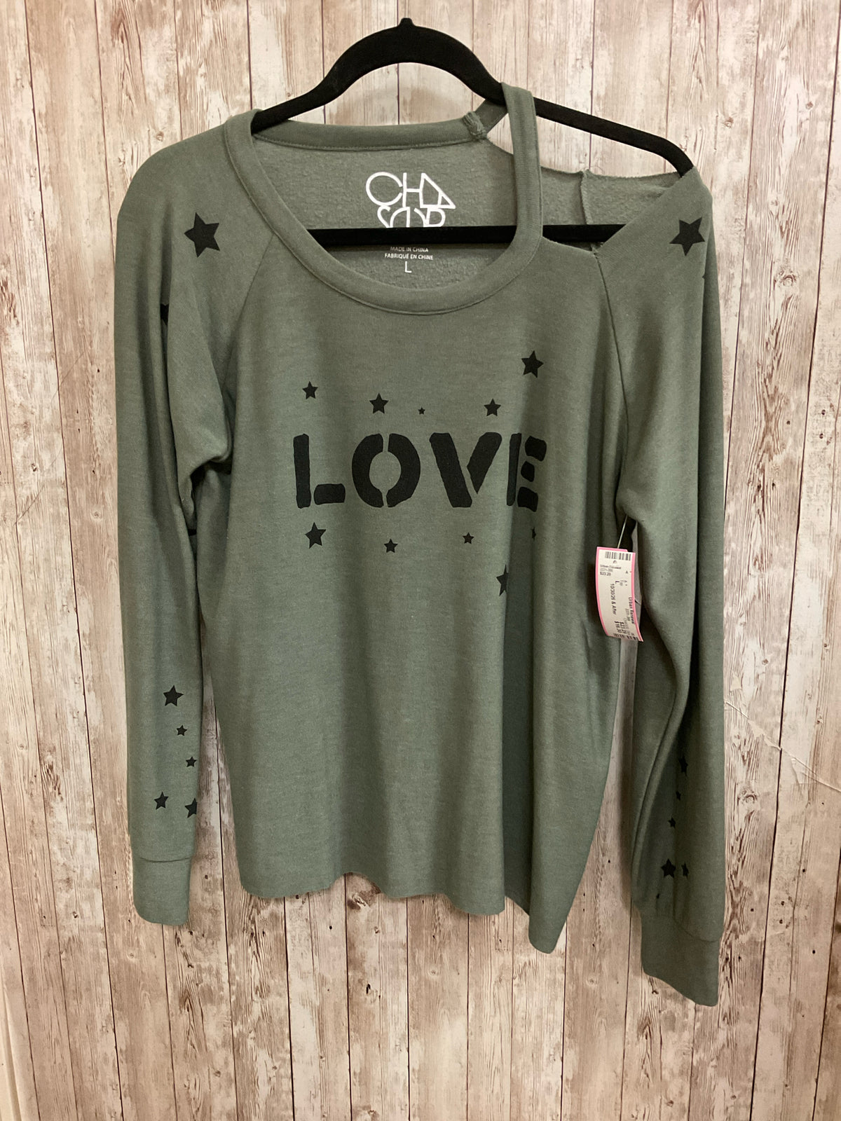 Size L CHASER Olive Top