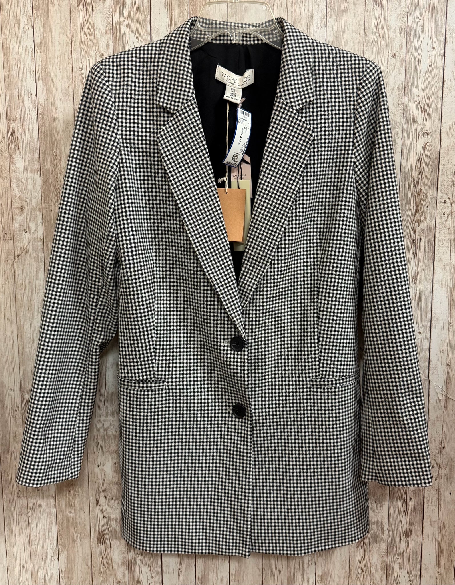 Size 8 RACHEL ZOE Black & White Blazer
