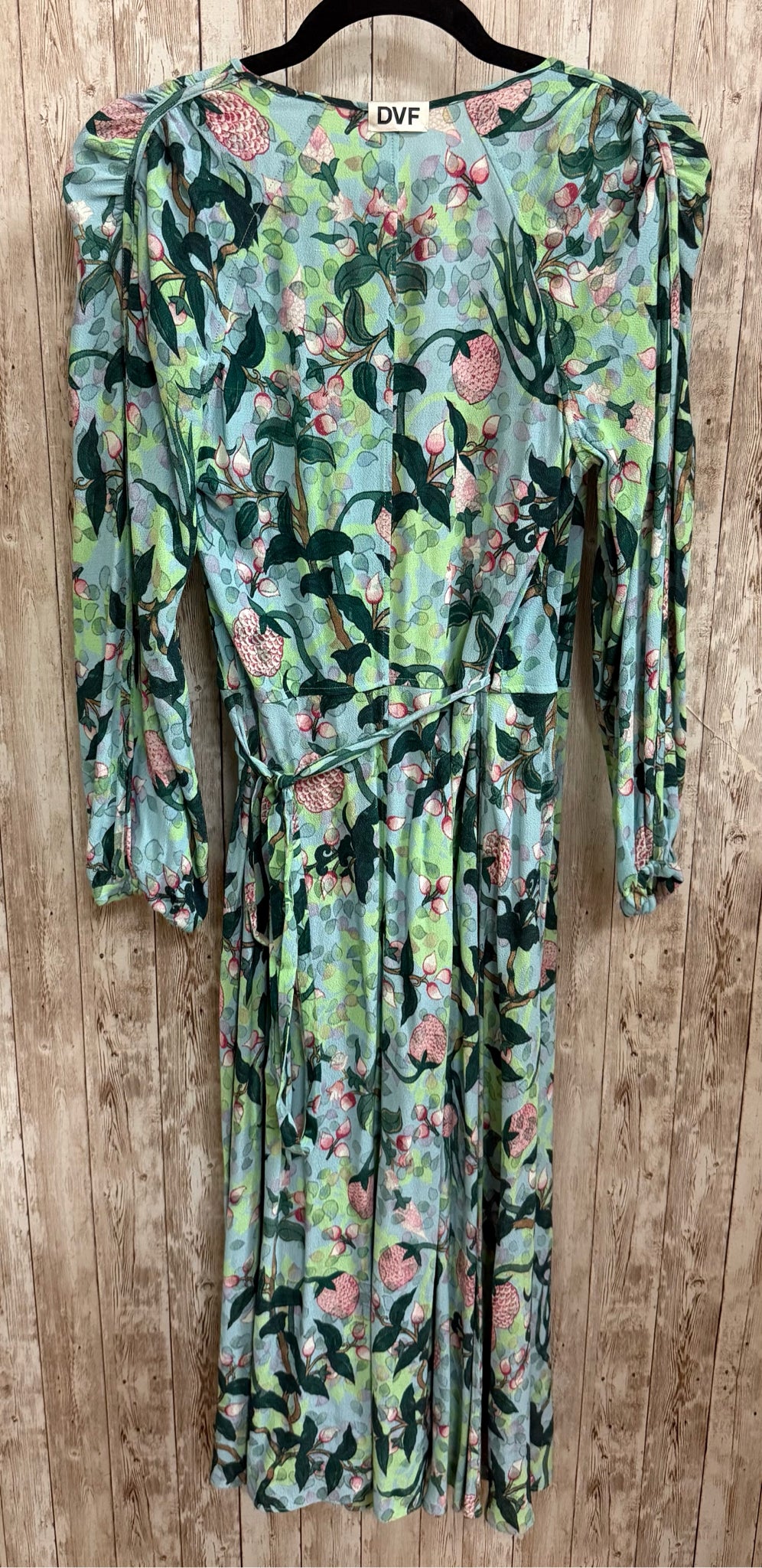 Size S IN CHARGE BLUE AND GREEN FLORAL Dress