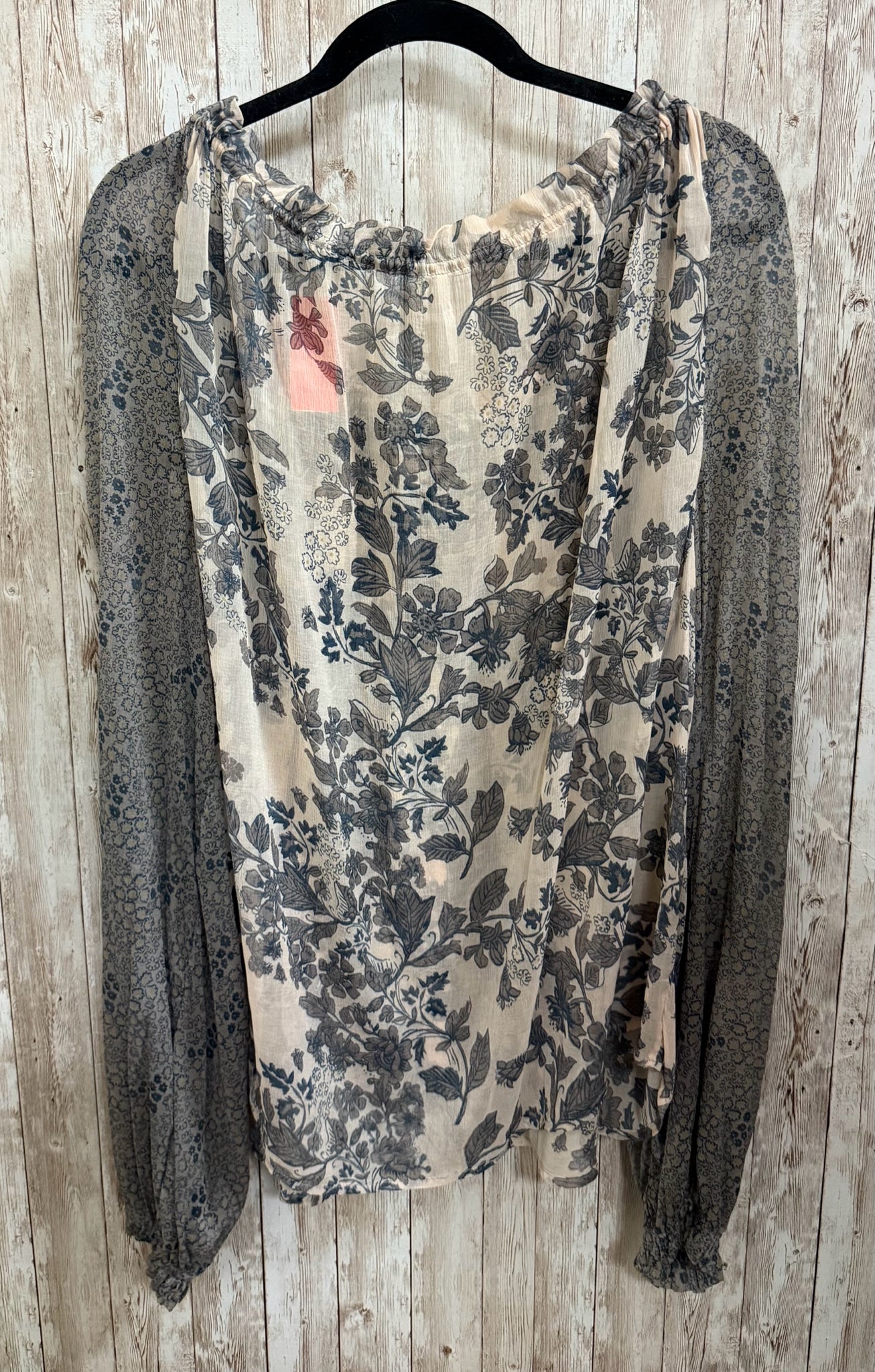 FREE PEOPLE Taupe Print Women Size M Tunic