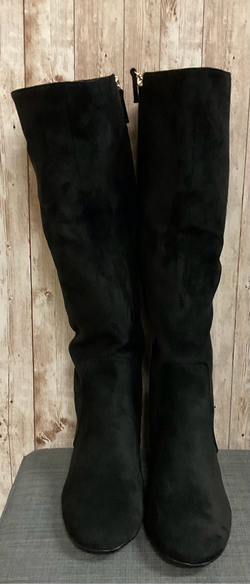 10 J.CREW Black Boots