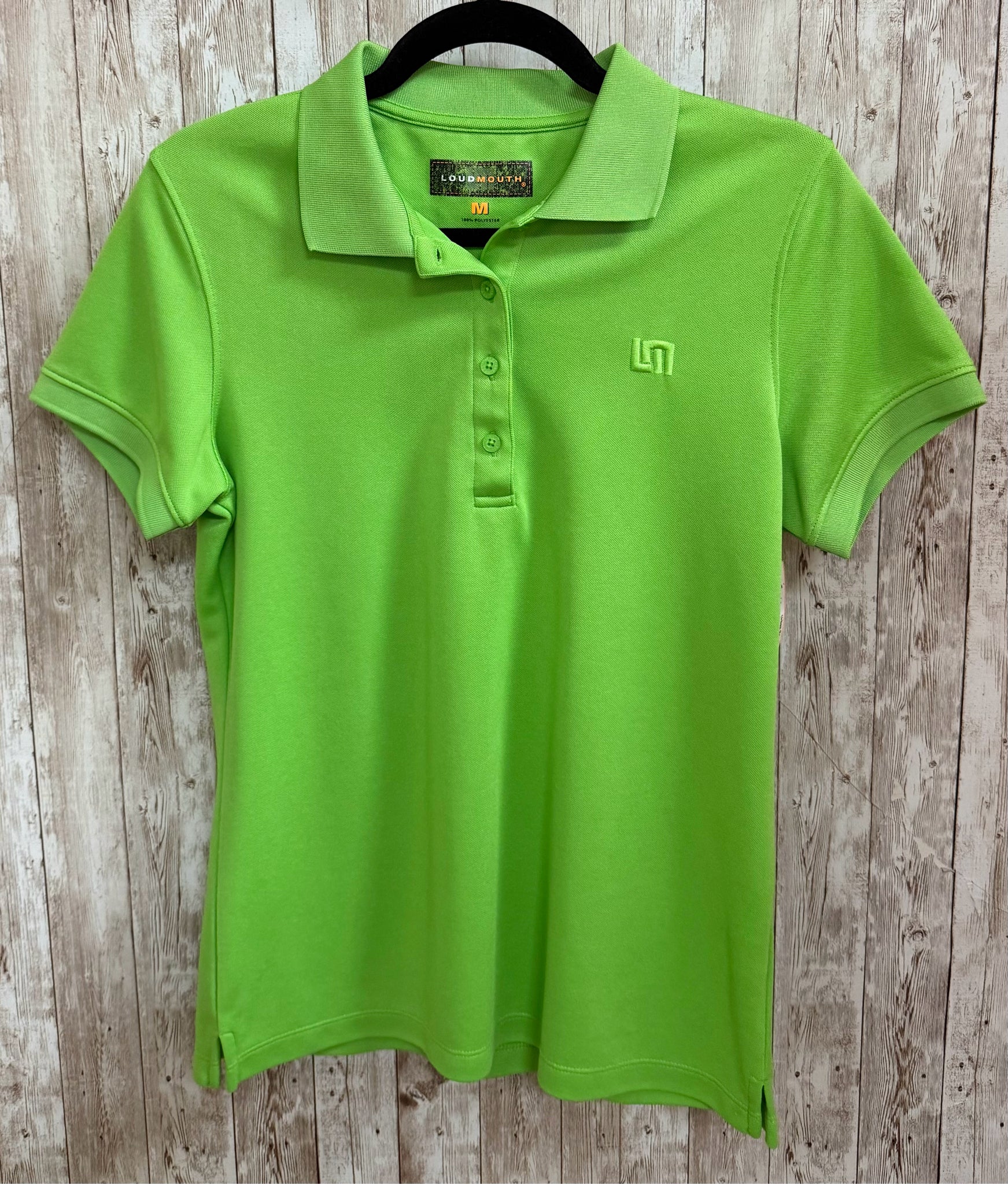 Size M LOUDMOUTH Green Top