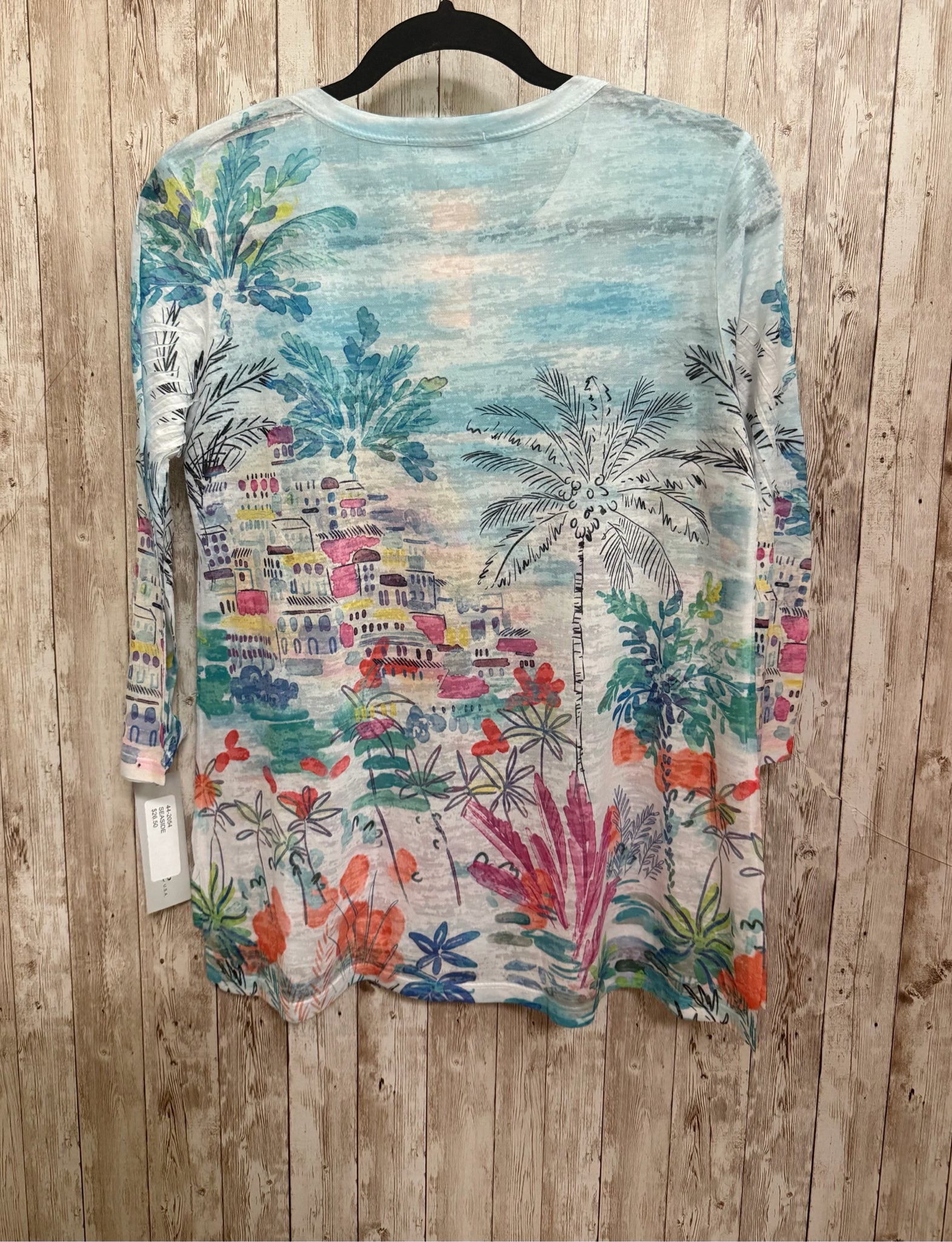 Size S JESS & JANE Blue Print Top