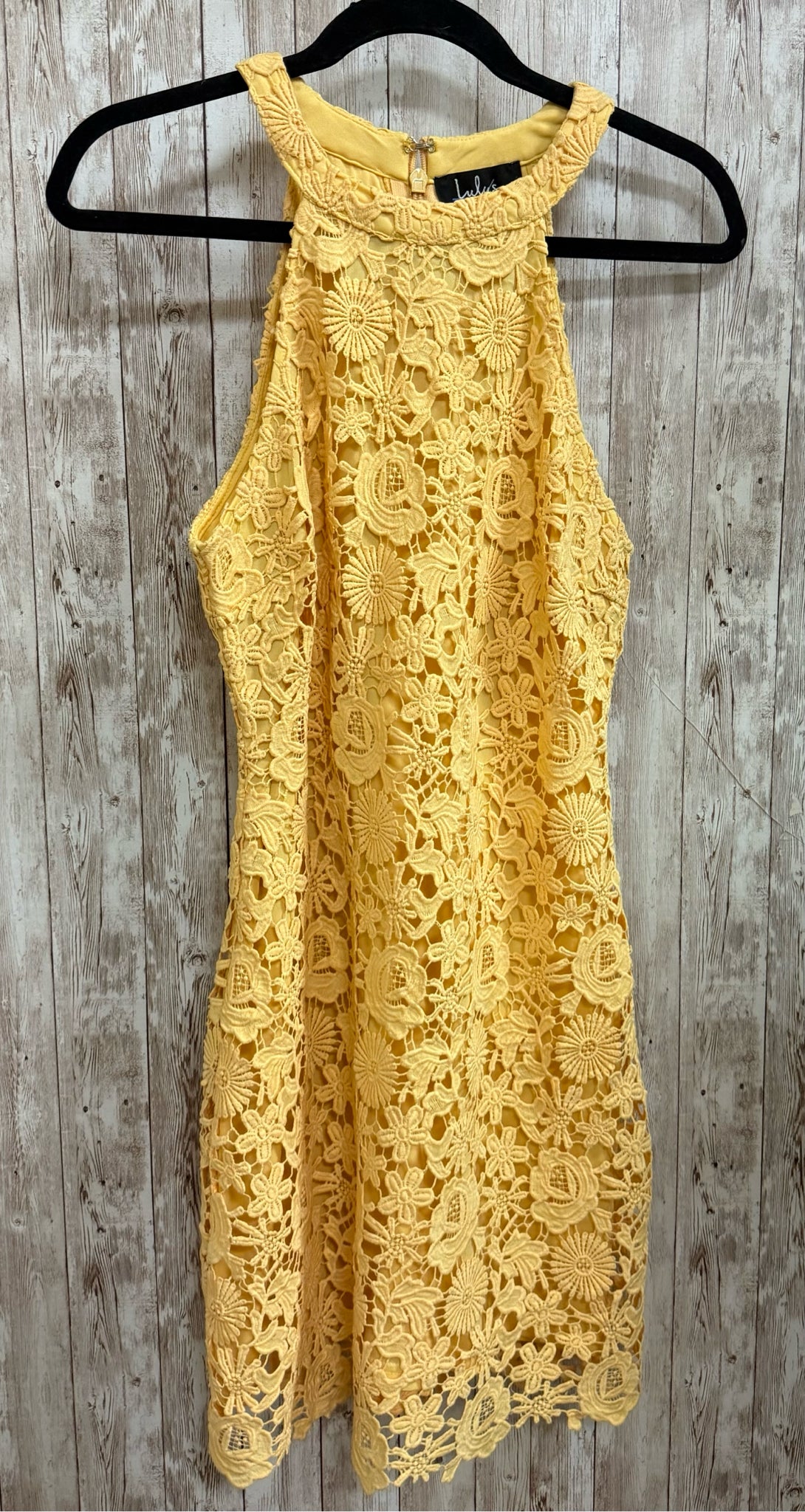 Size M LULUS Yellow Dress