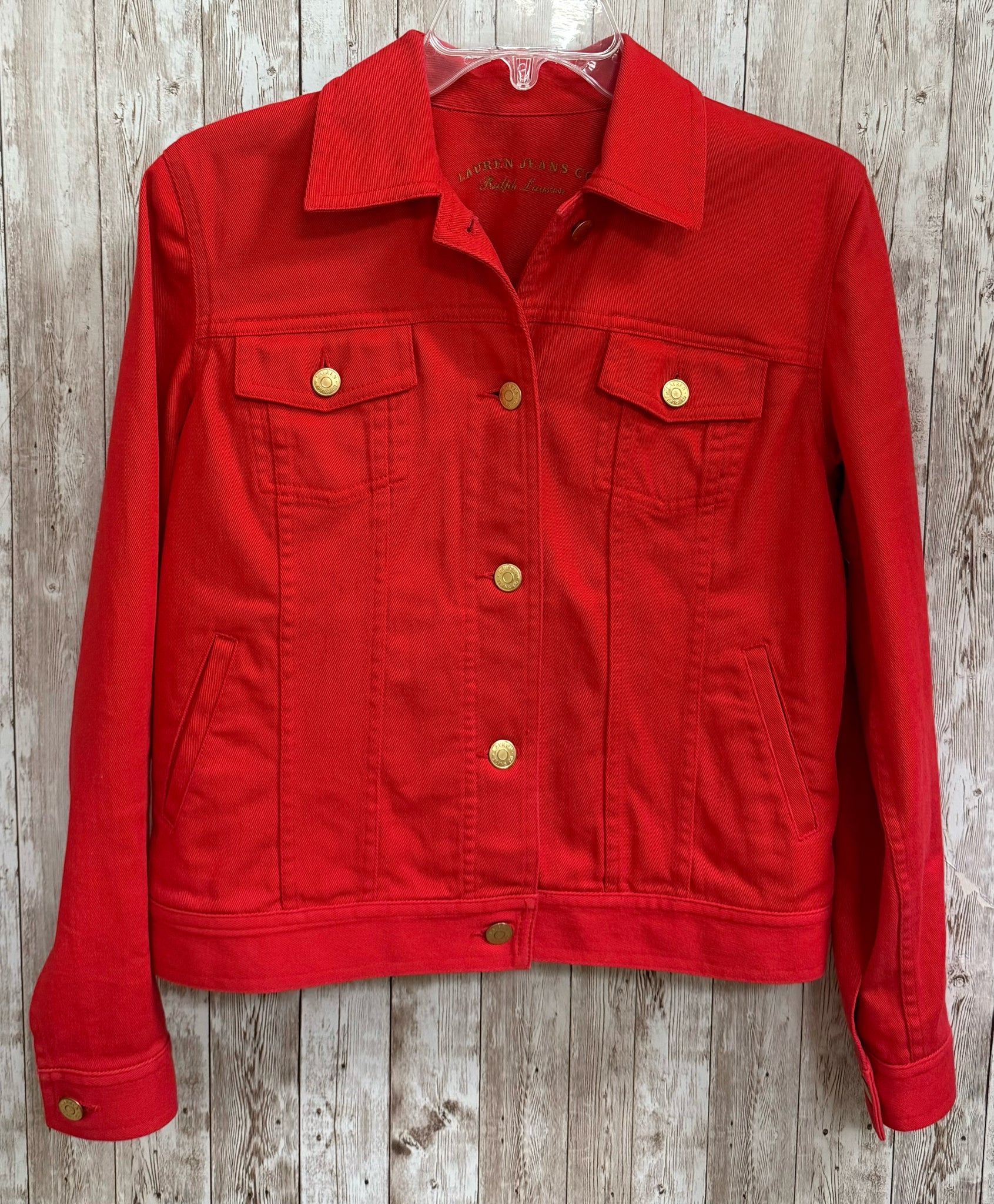 Size S LAUREN RED DENIM Jacket