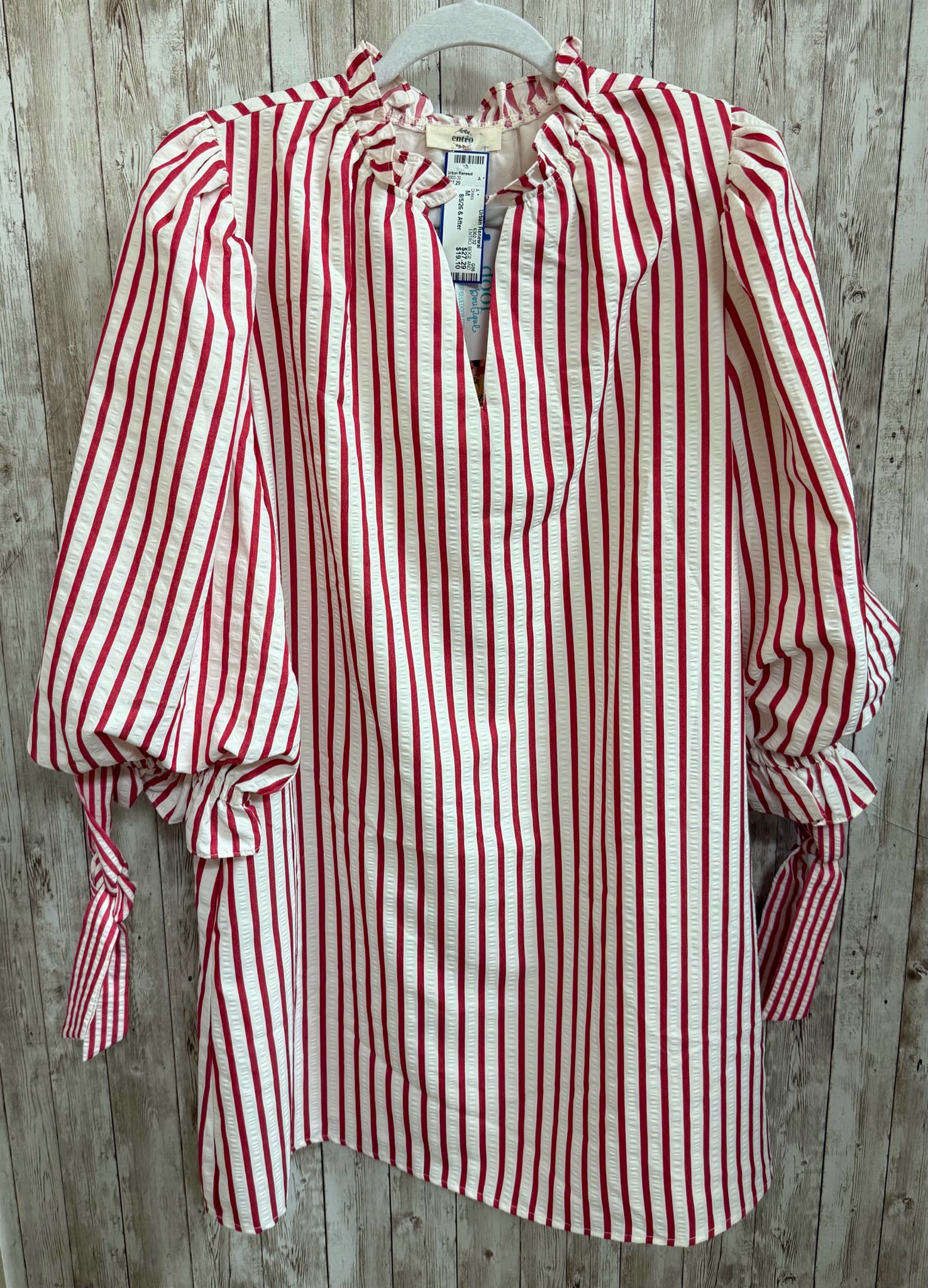 Size M ENTRO BEIGE AND RED Dress
