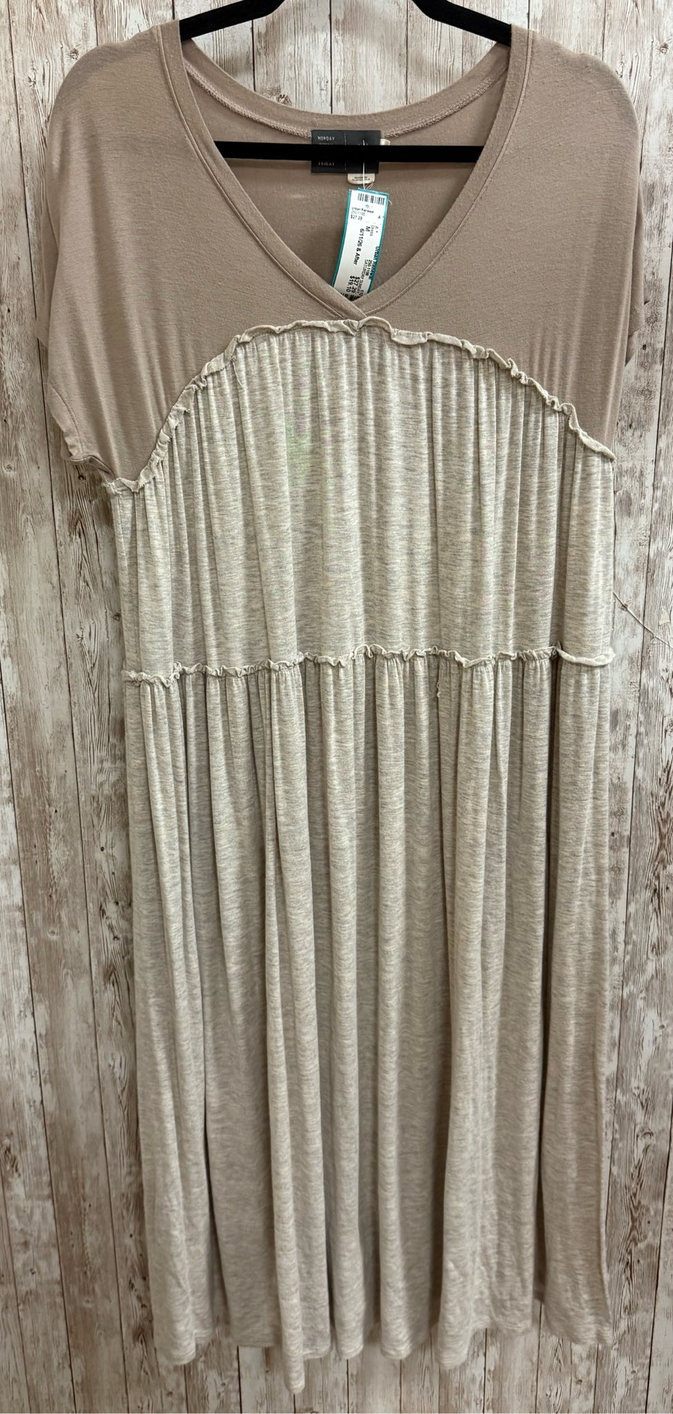 Size M SATURDAY SUNDAY Tan Dress
