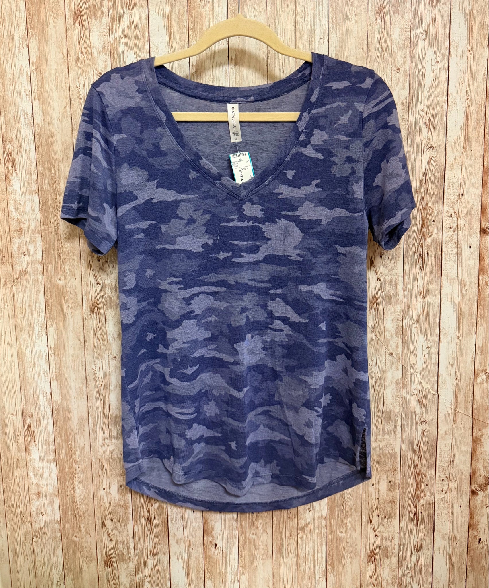 Size S ATHLETA Purple Print Top