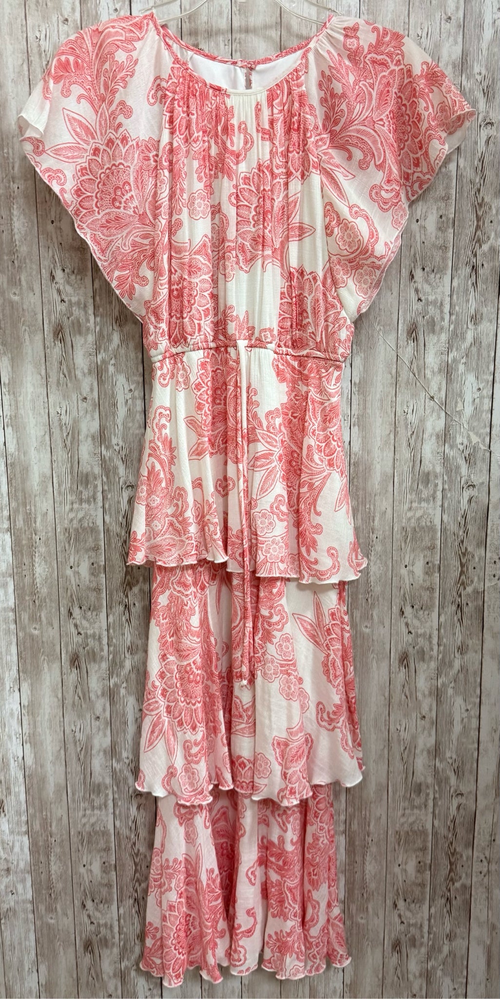 Size 4 STELLA & JULIE WHITE AND RED Dress