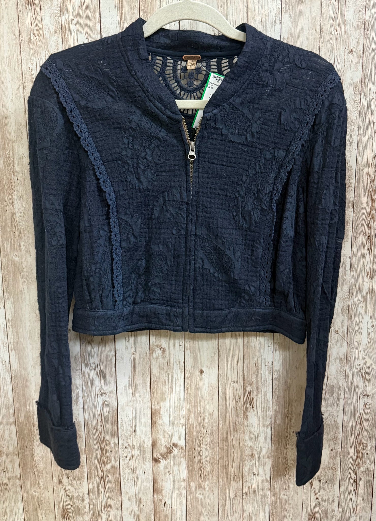 Size S FREE PEOPLE Navy Jacket