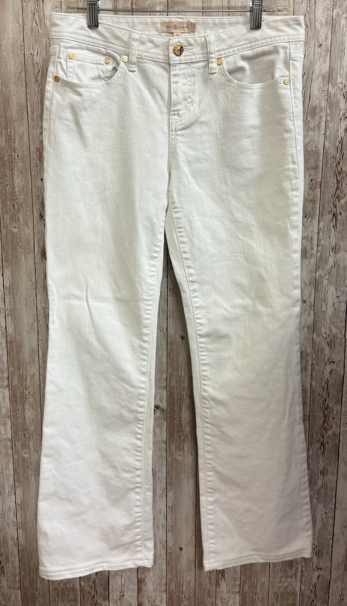 Size 29 TORY BURCH WHITE DENIM Pants