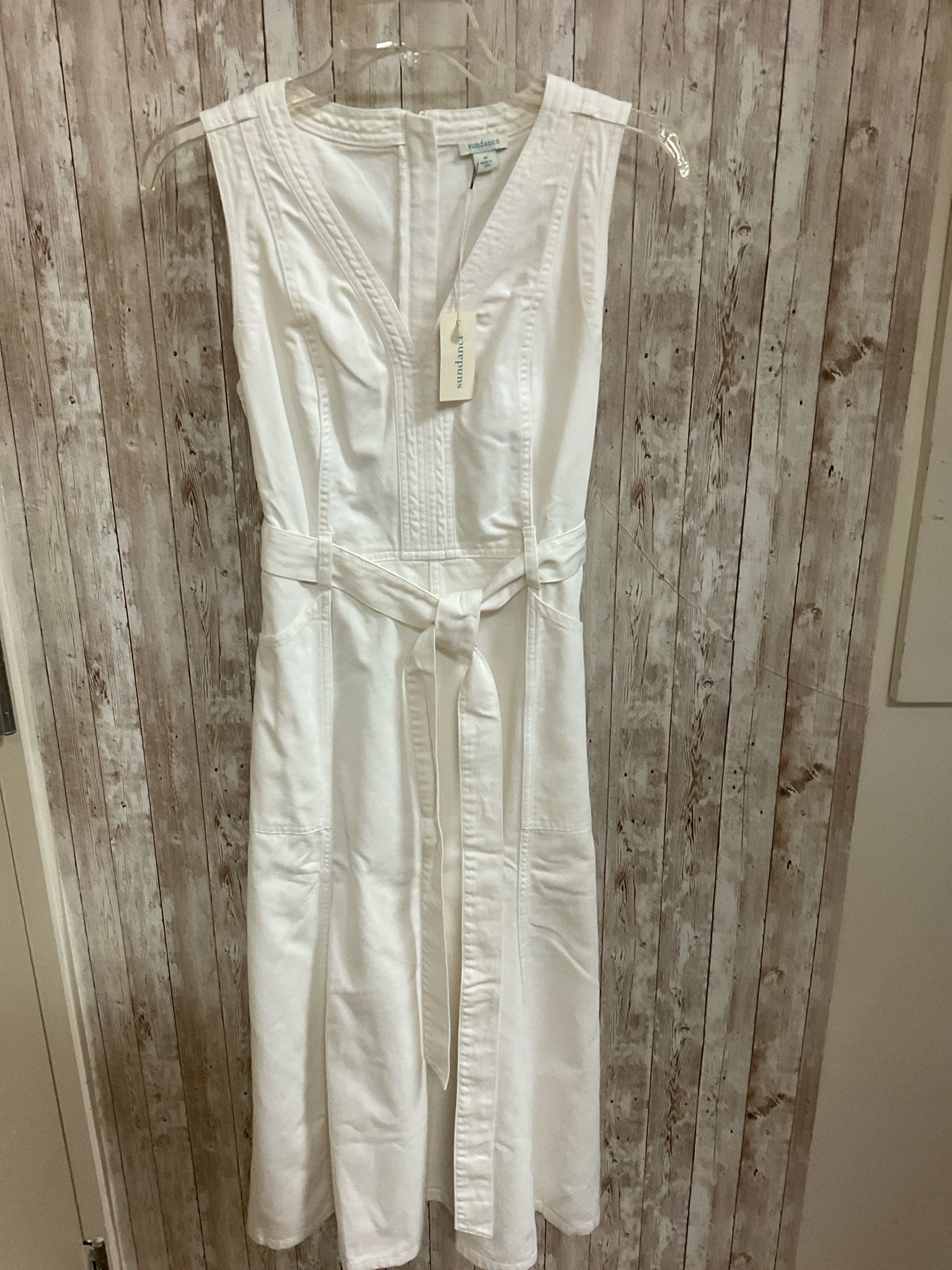 Size M SUNDANCE WHITE DENIM Dress