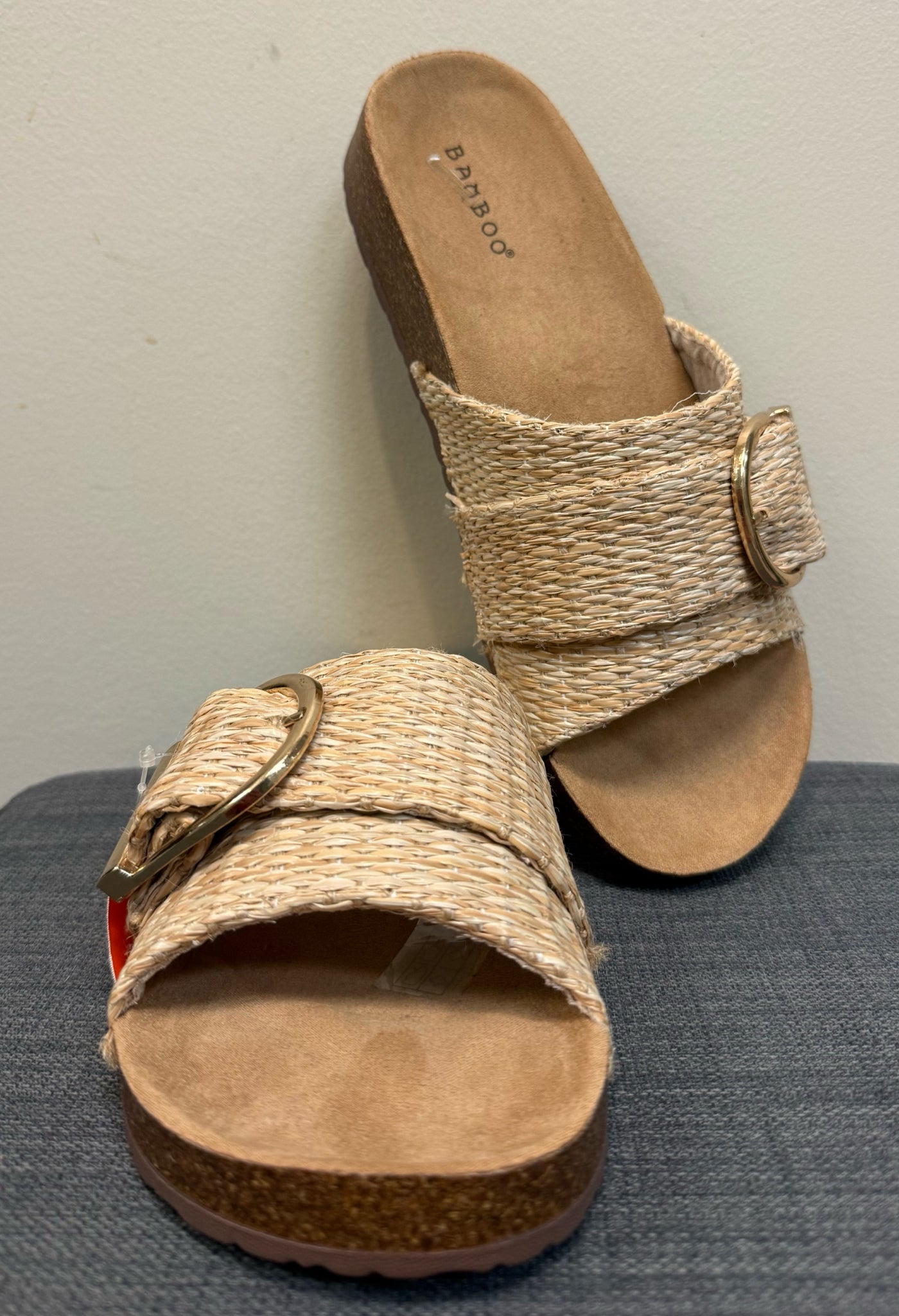 10 BAMBOO Tan Sandals