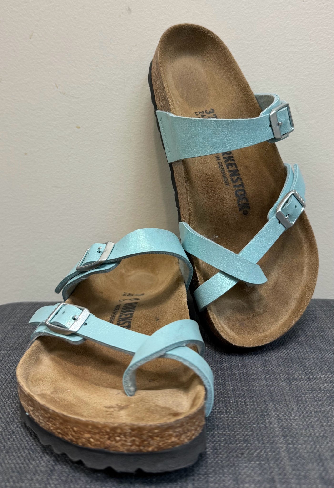7 BIRKENSTOCK Teal Sandals