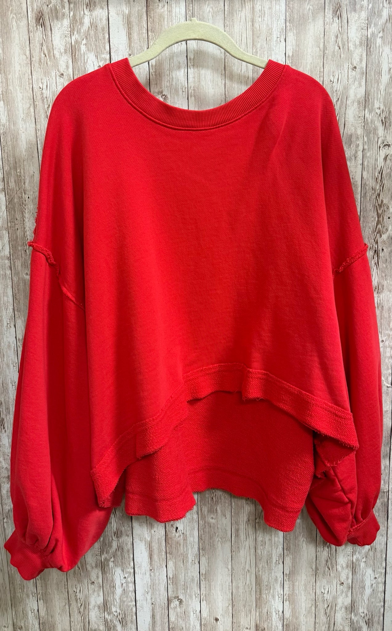 FREE PEOPLE Red sweatshirt