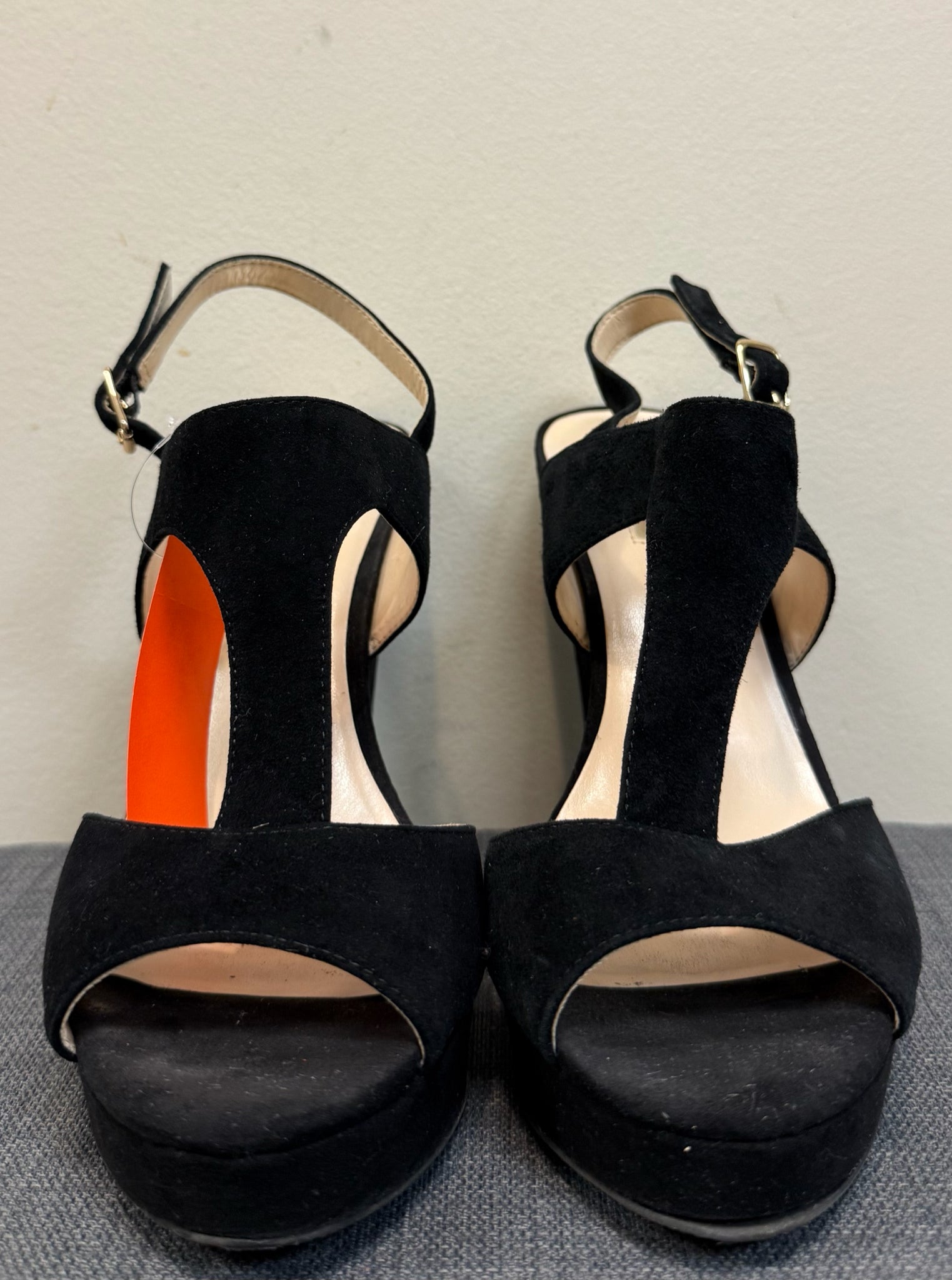 10 INC Black Wedges