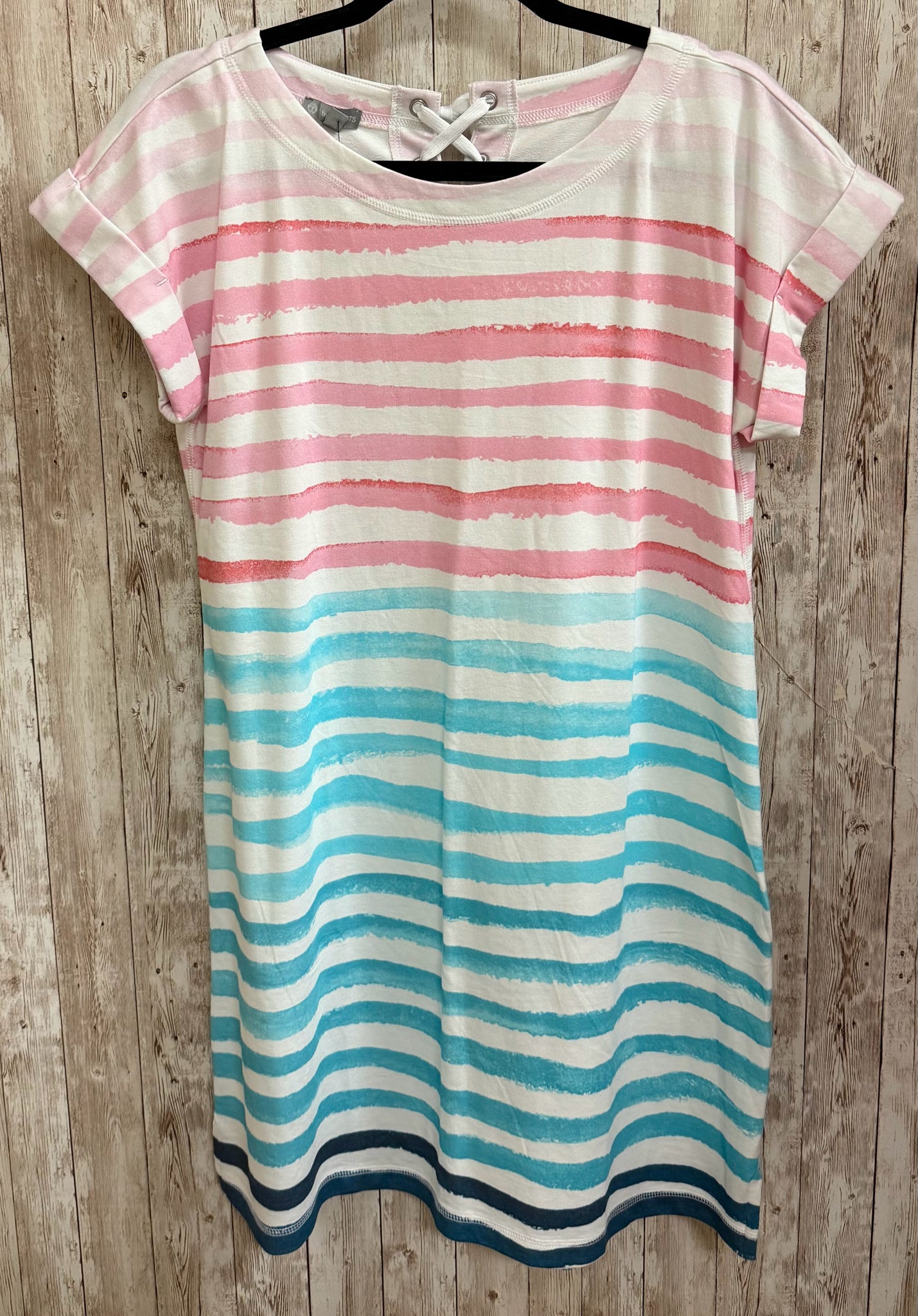 Size M TALBOTS WHITE STRIPE Dress