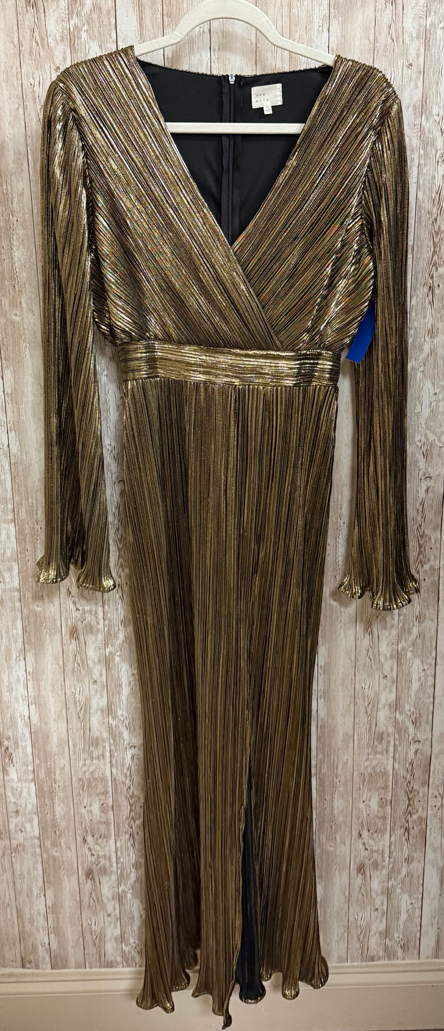 Size M DEE ELLE GOLD METALLIC Dress