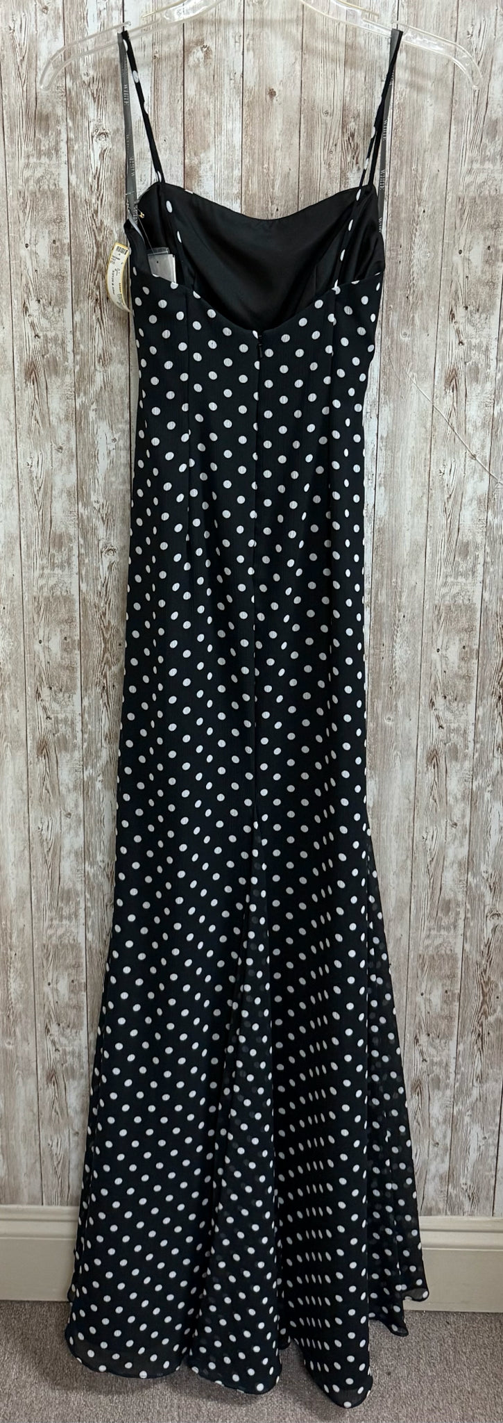 Size 2 VERA WANG Black Print Dress