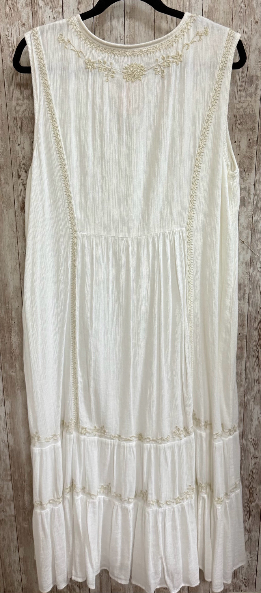 Size L J JILL White Dress