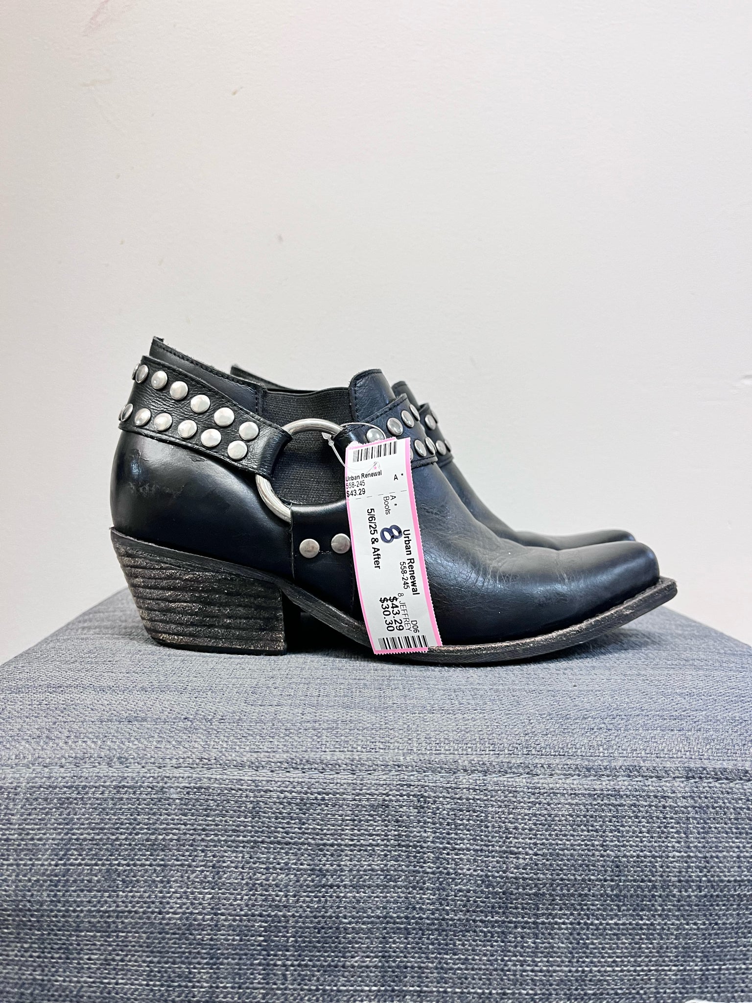 8 JEFFREY CAMPBELL Black Boots
