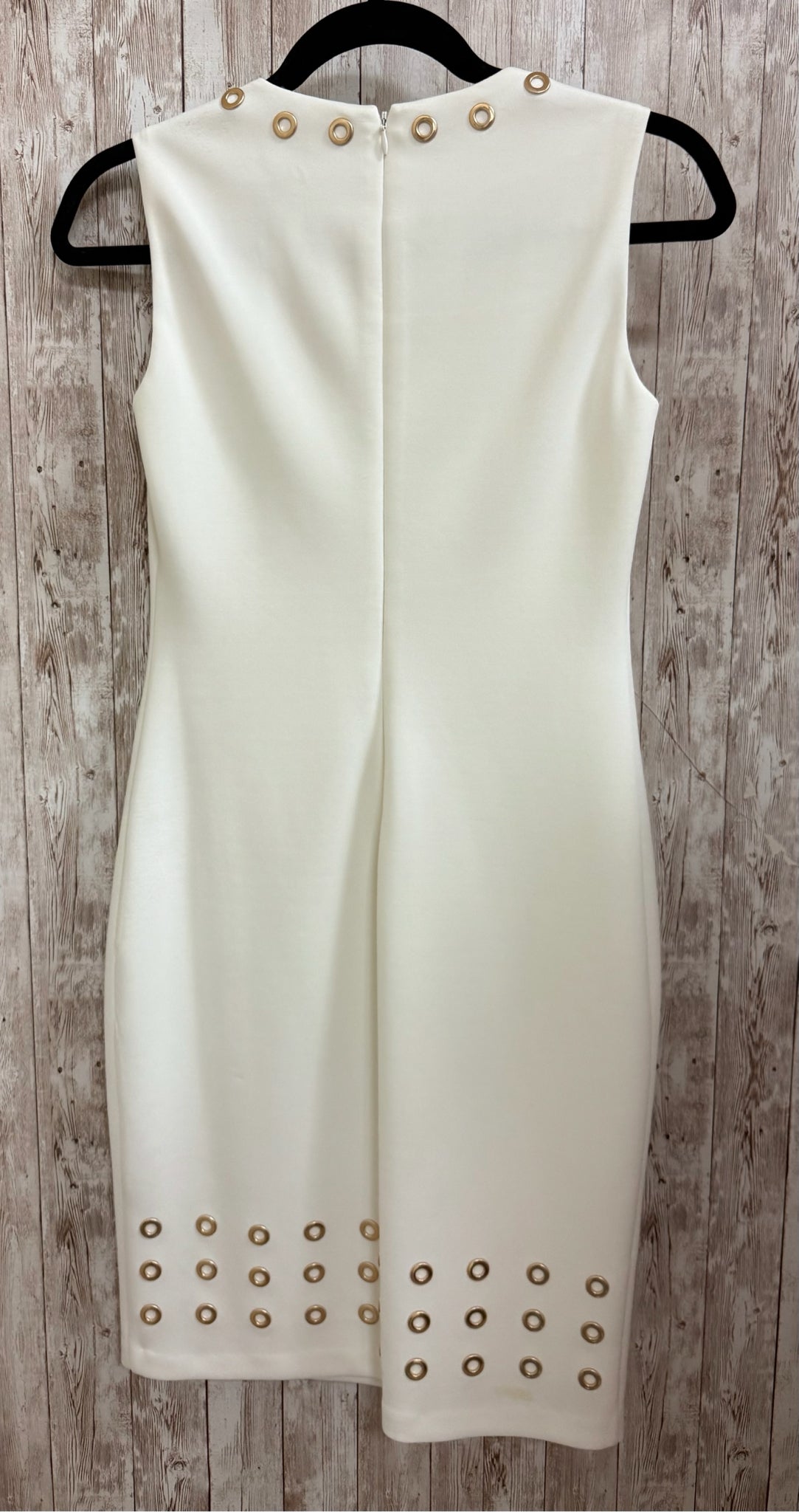 Size 2P CALVIN KLEIN White Dress