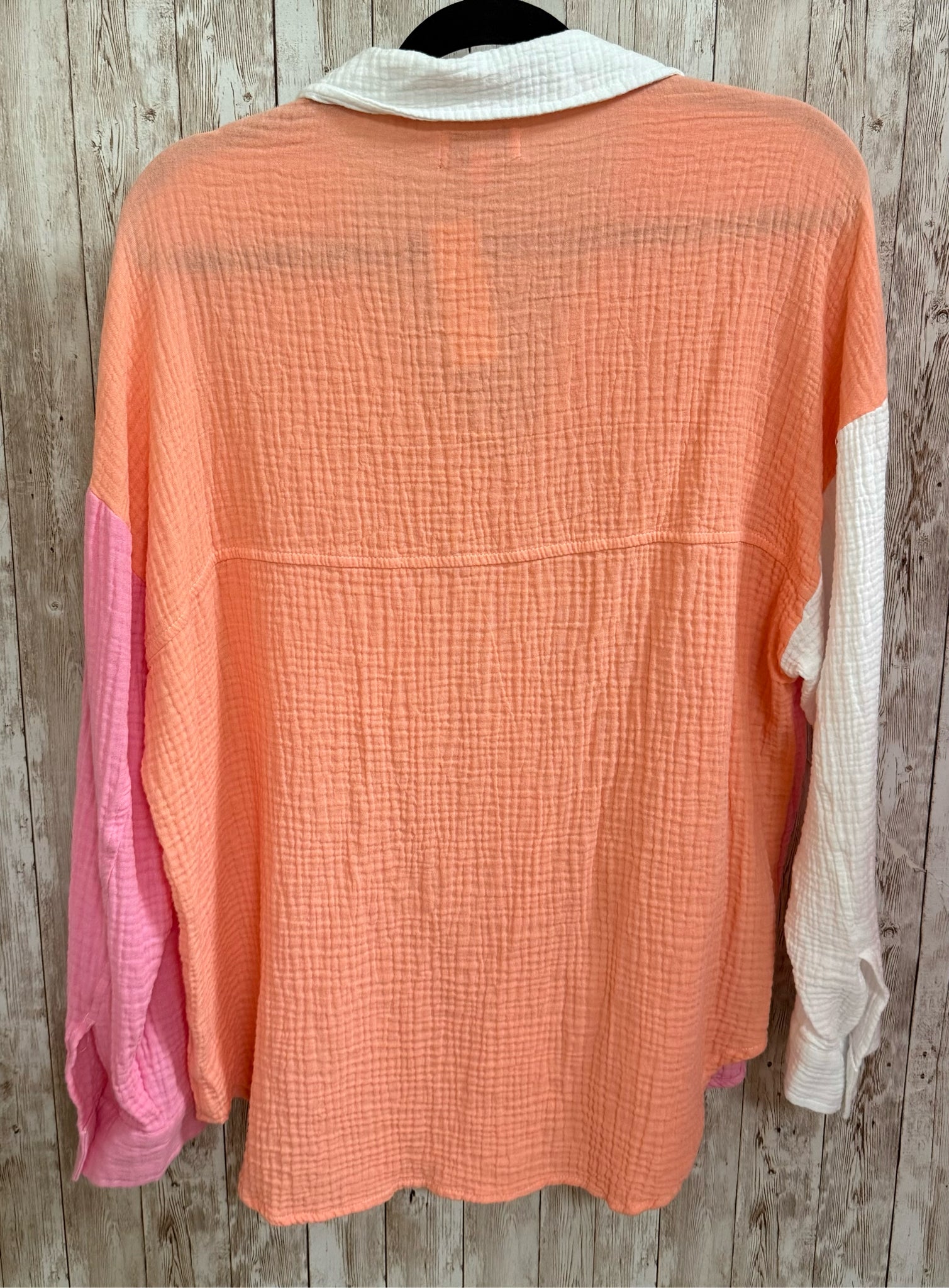 Size M/L MUDPIE Pink Multi Top