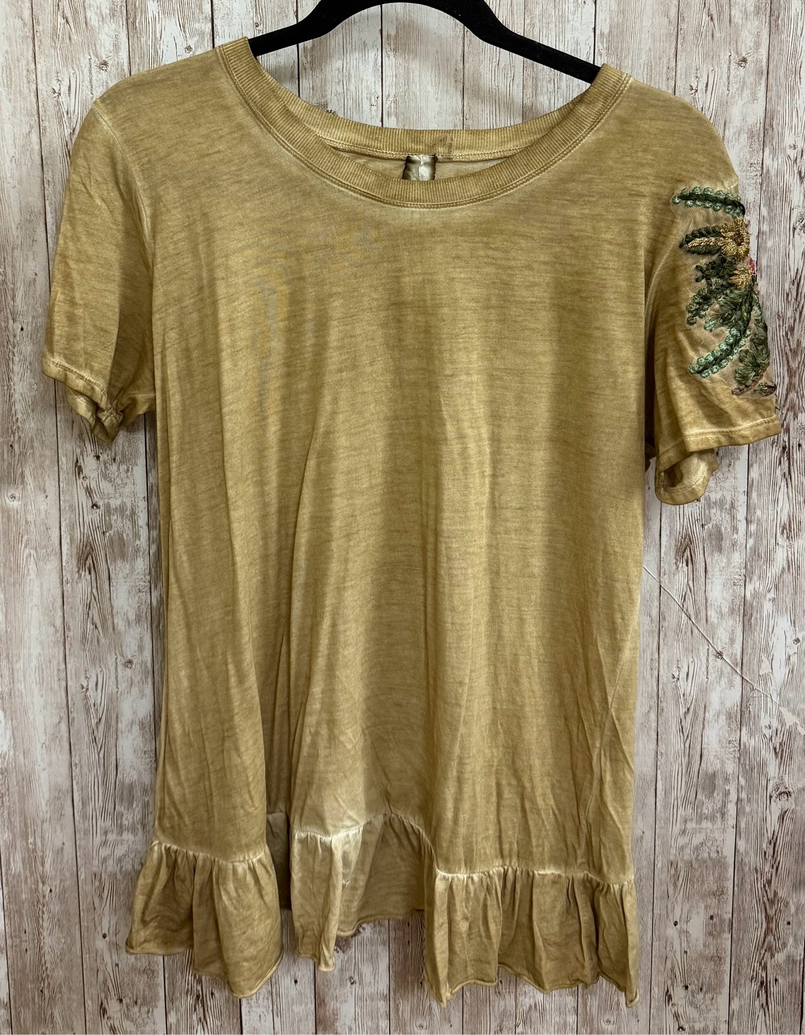 Size S Aratta Silent Journey MUSTARD MULTI Top