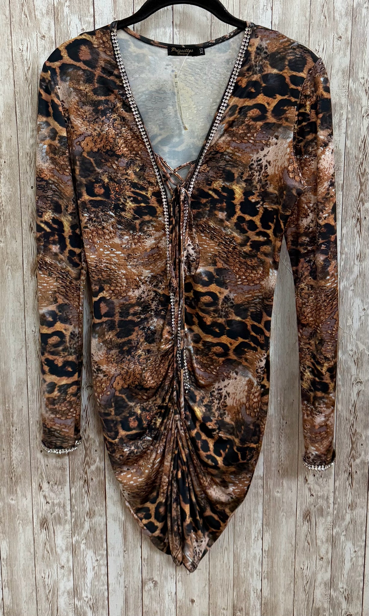 Size XS PRISCILLAS DESIGNS LEOPARD Dress