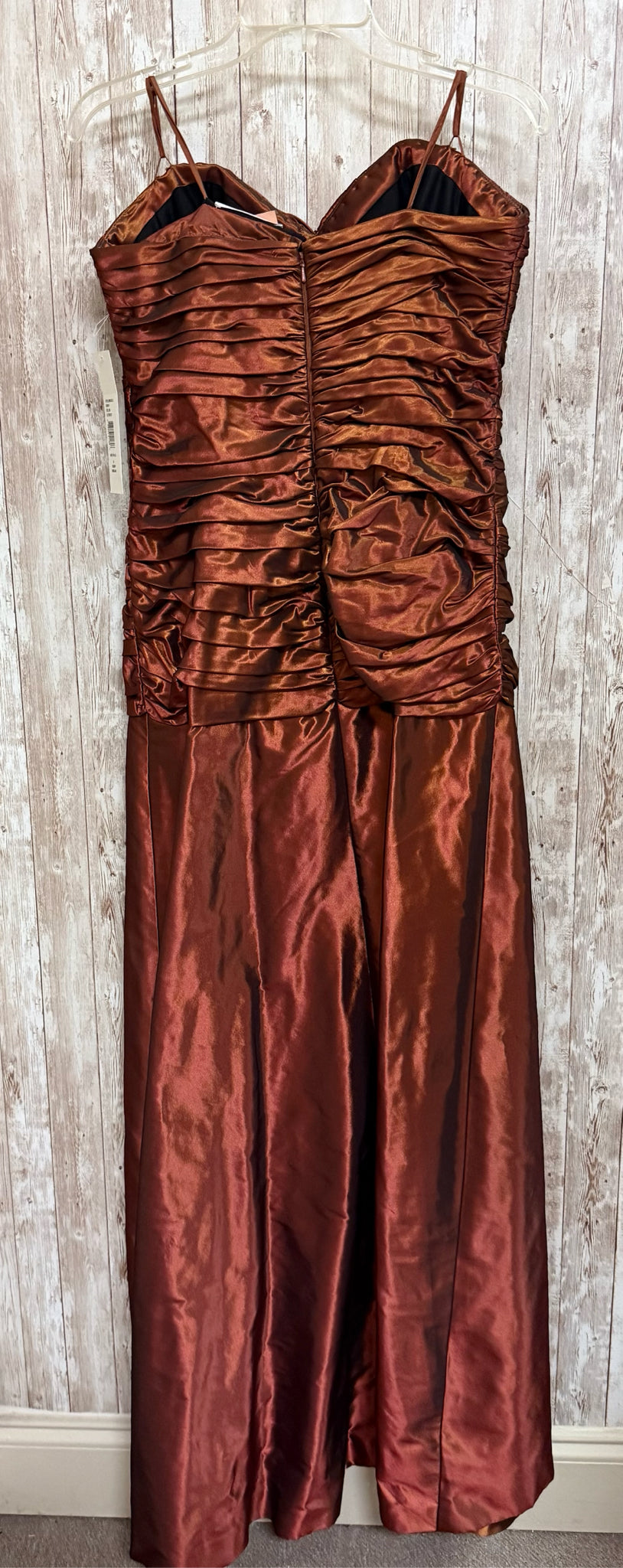 BADGLEY MISCHKA Size 8 RUST 2 PC Dress