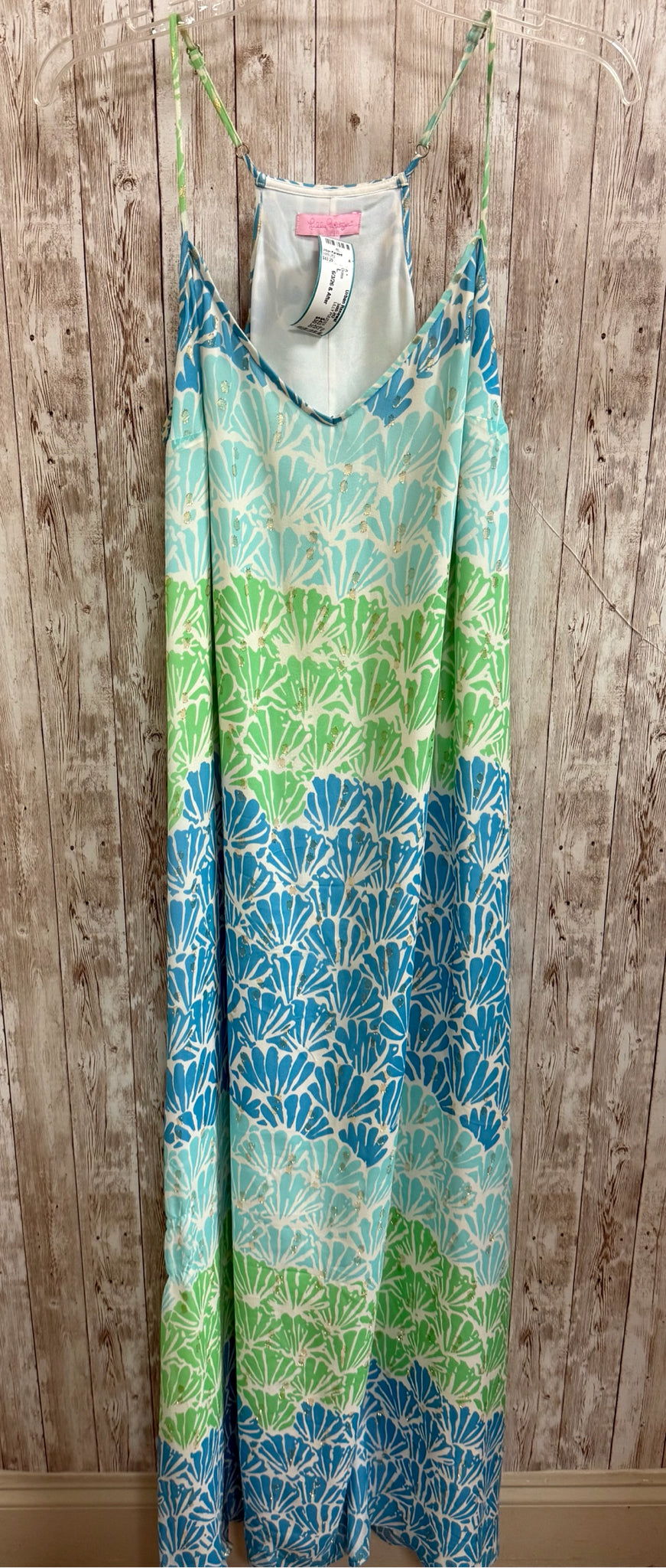 Size L LILLY PULITZER Blue Print Dress