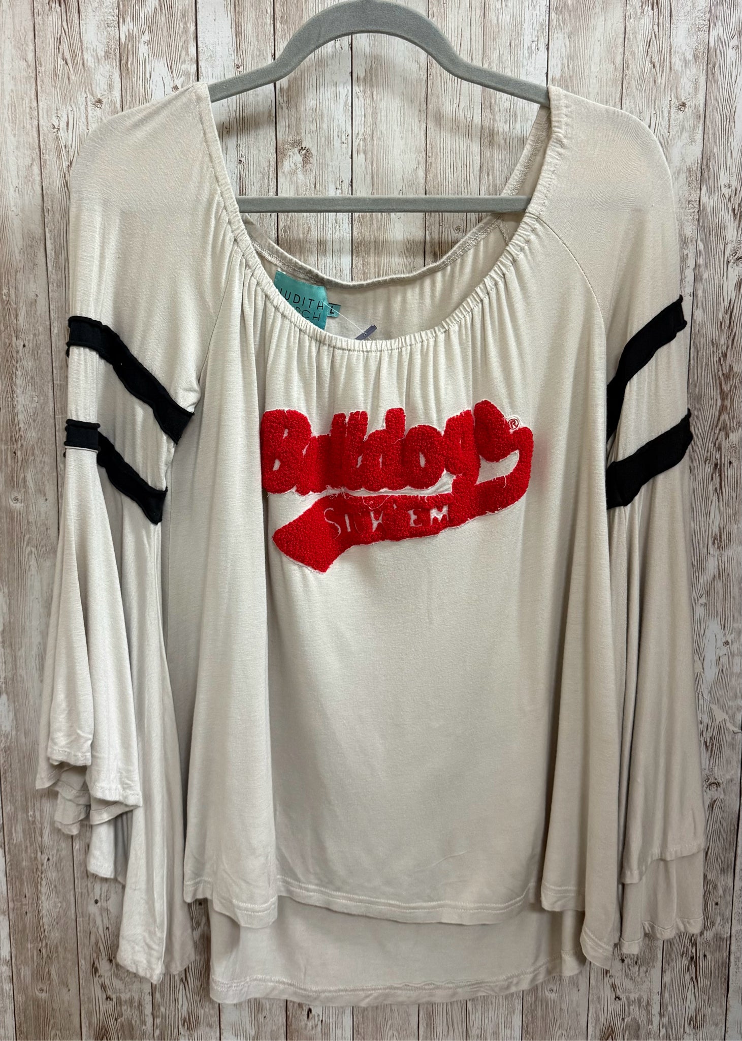 JUDITH MARCH Size L Taupe Top